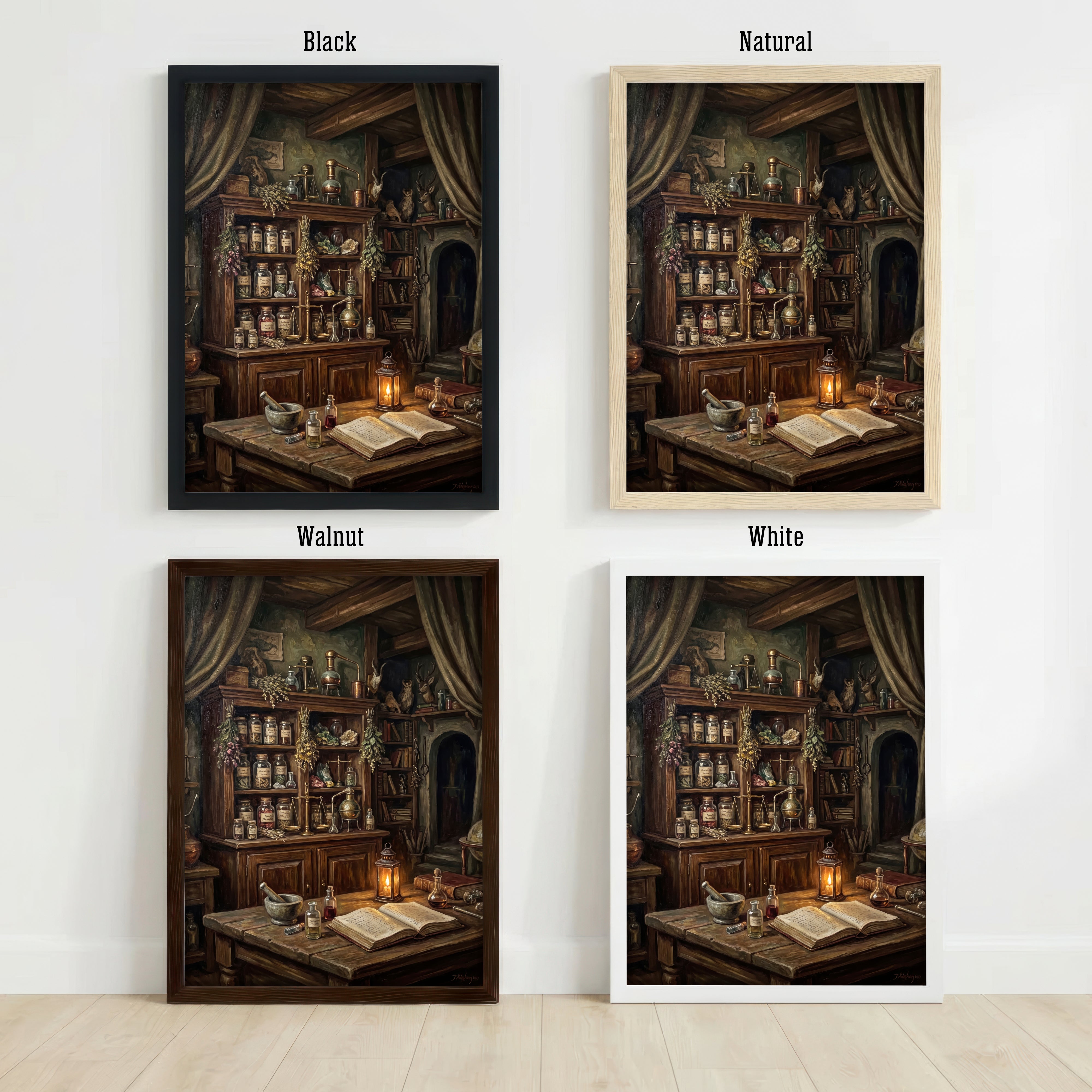 Vintage Apothecary Interior Art Print