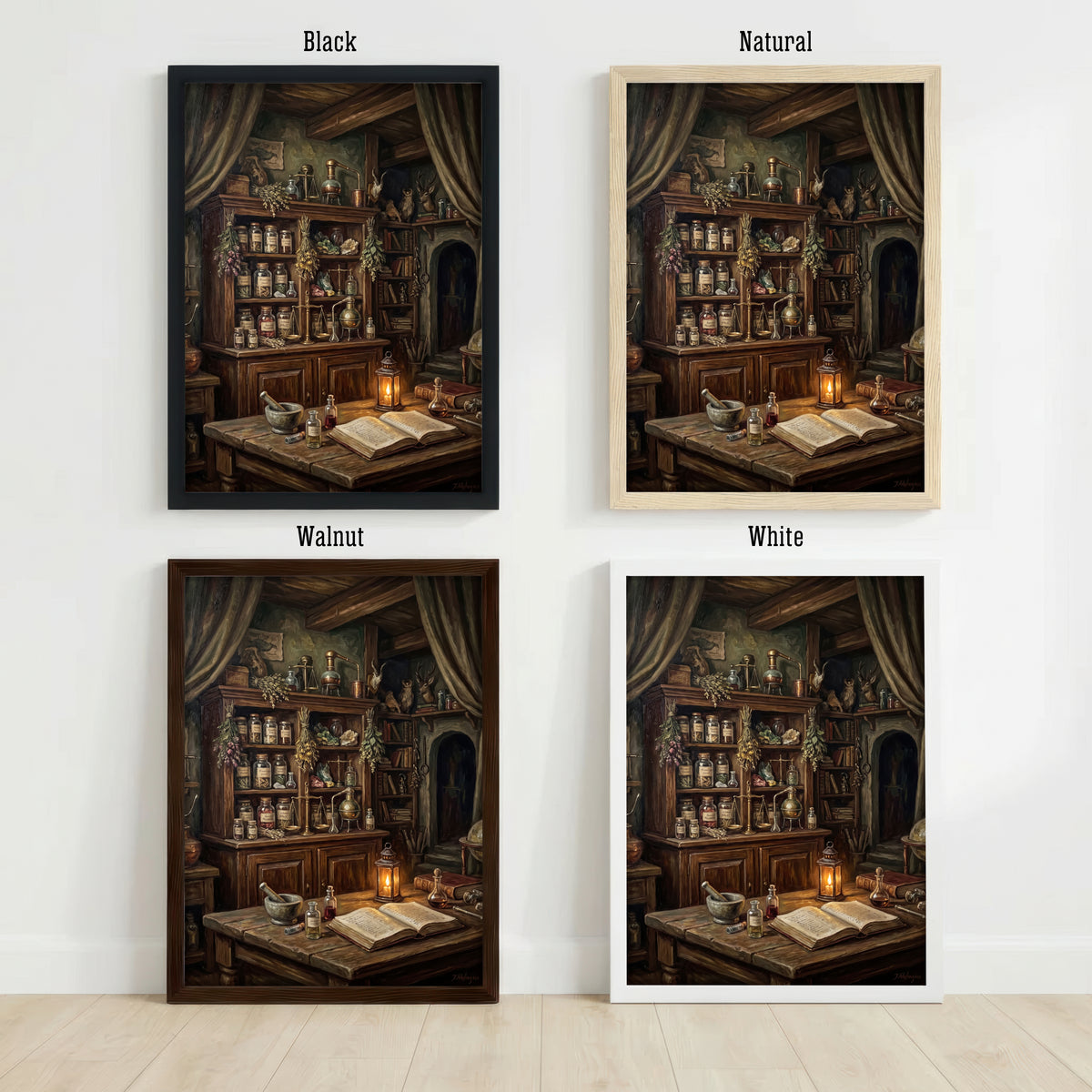 Vintage Apothecary Interior Art Print