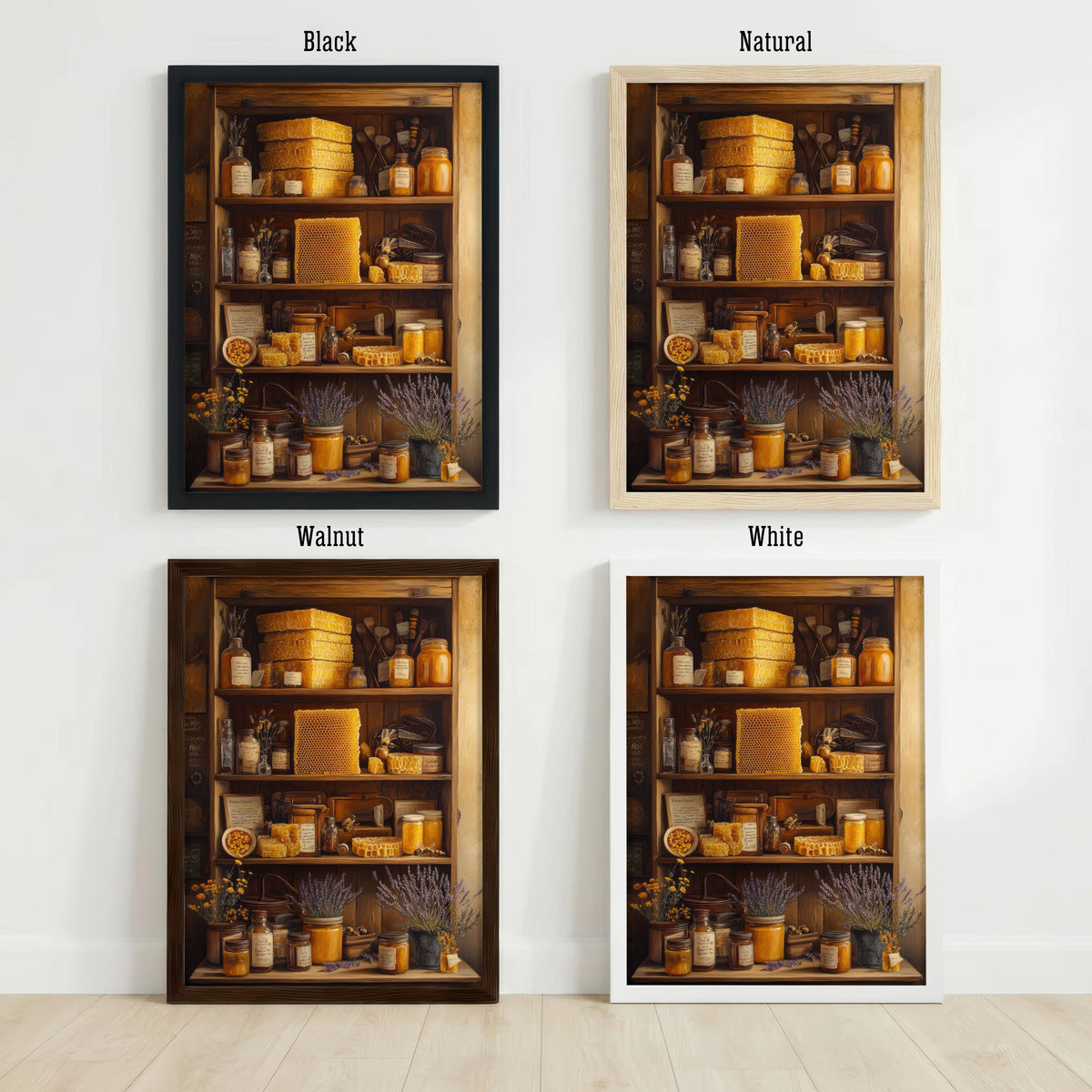 Honeycomb Apothecary Still Life Art Print