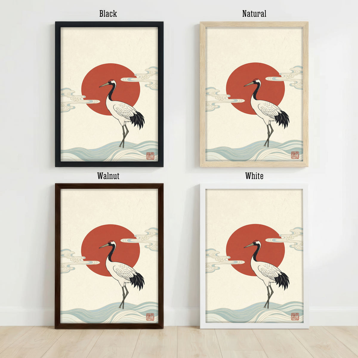 Japanese Crane Art Print