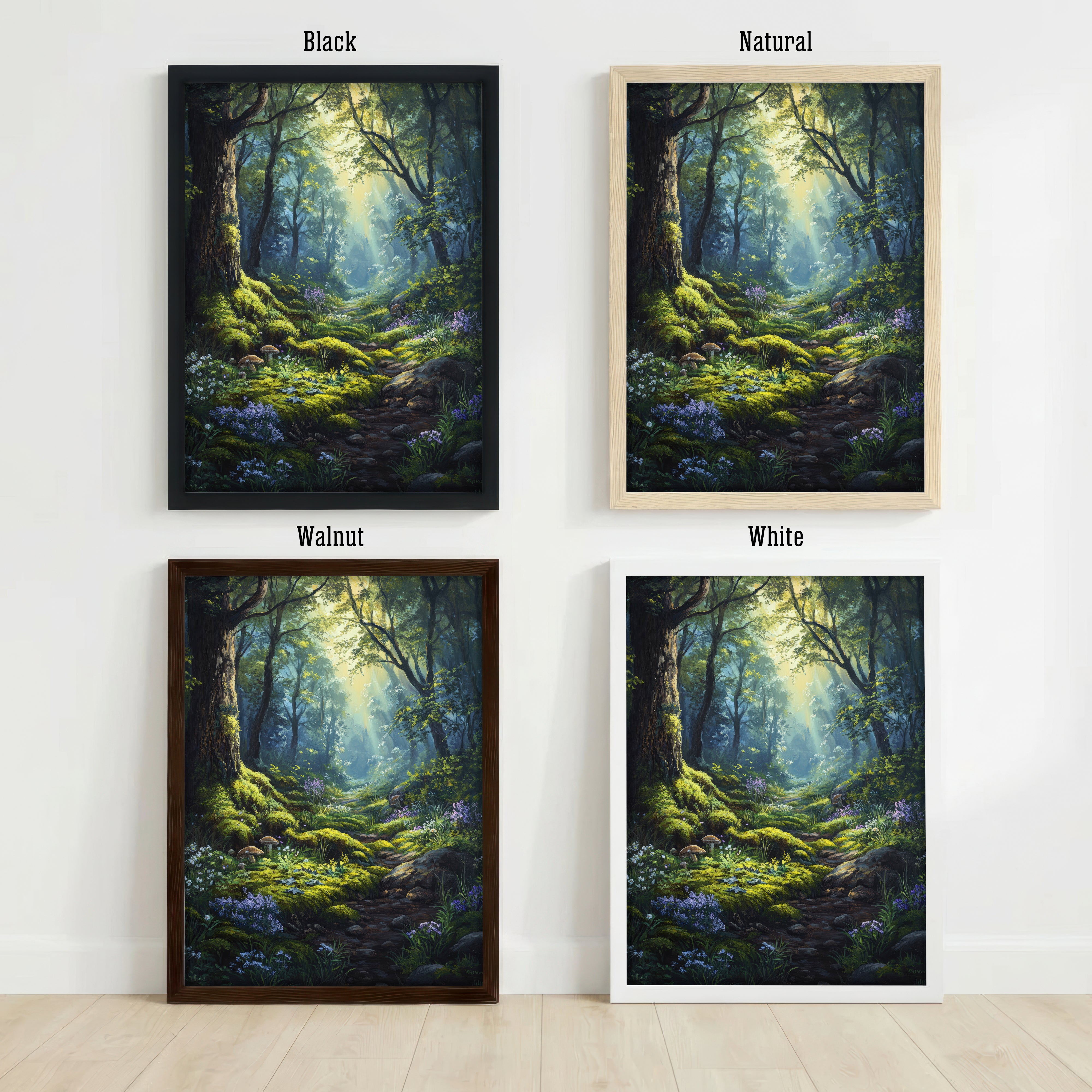 Enchanted Forest Path Art Print