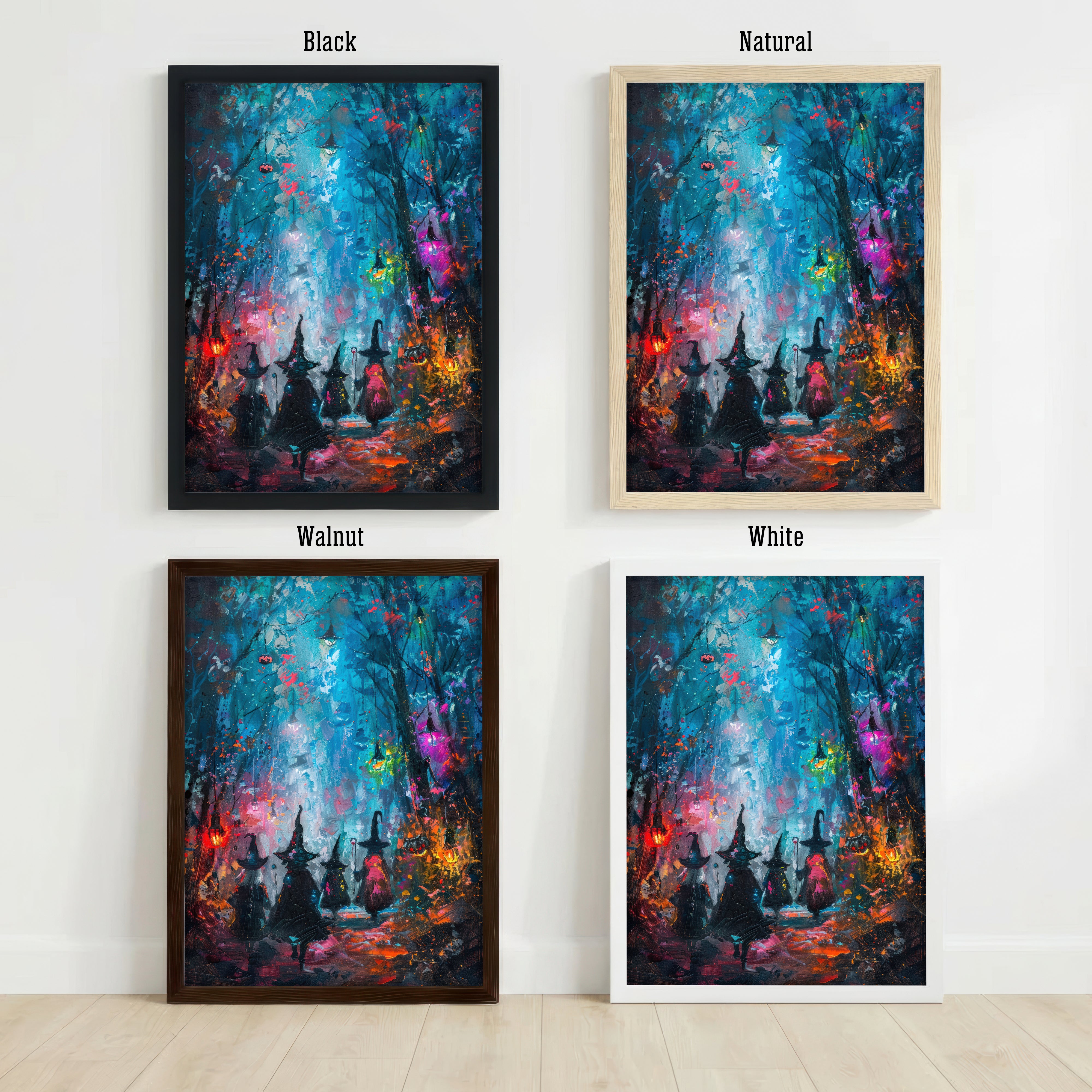Enchanted Witch Forest Art Print