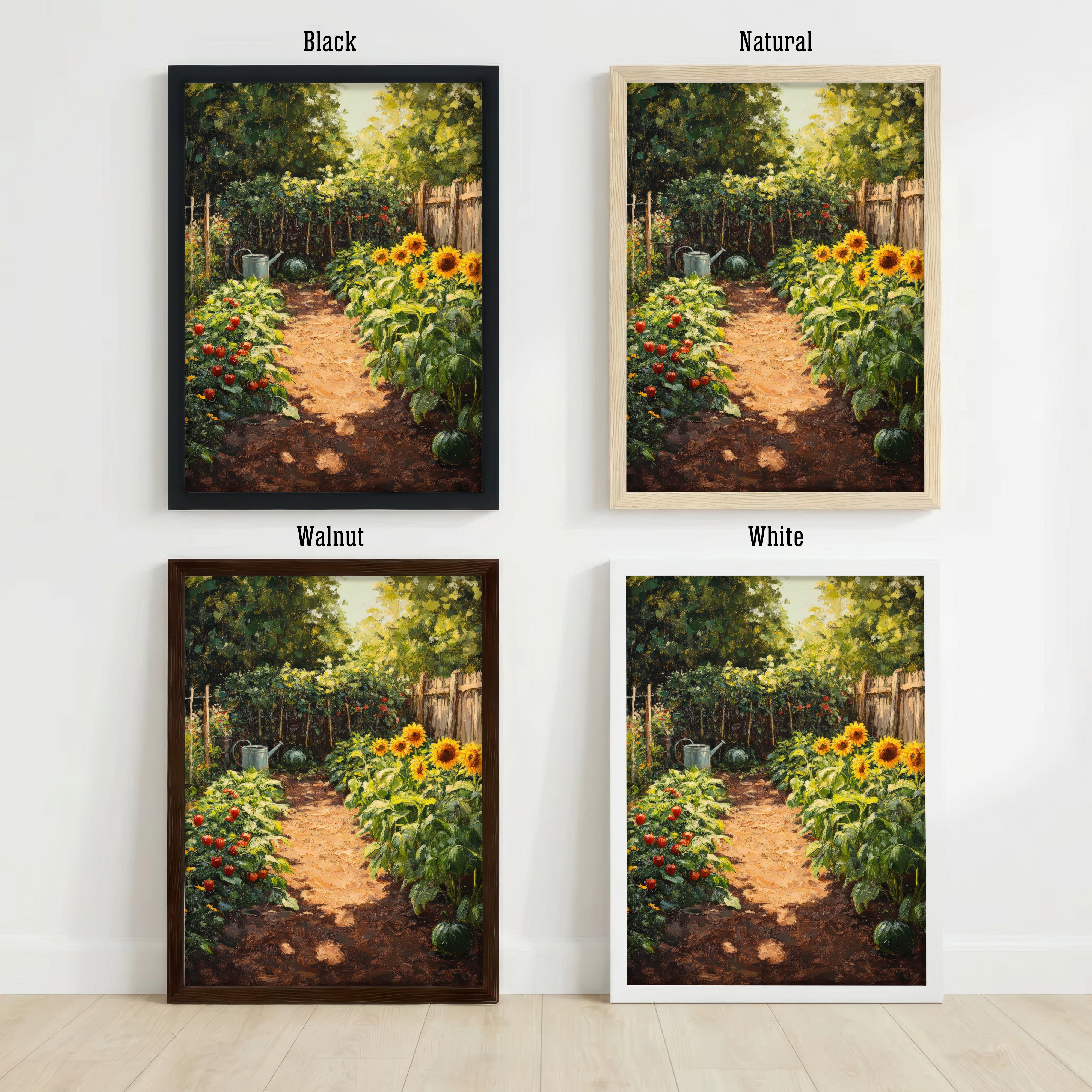 Cottage Garden Path Art Print