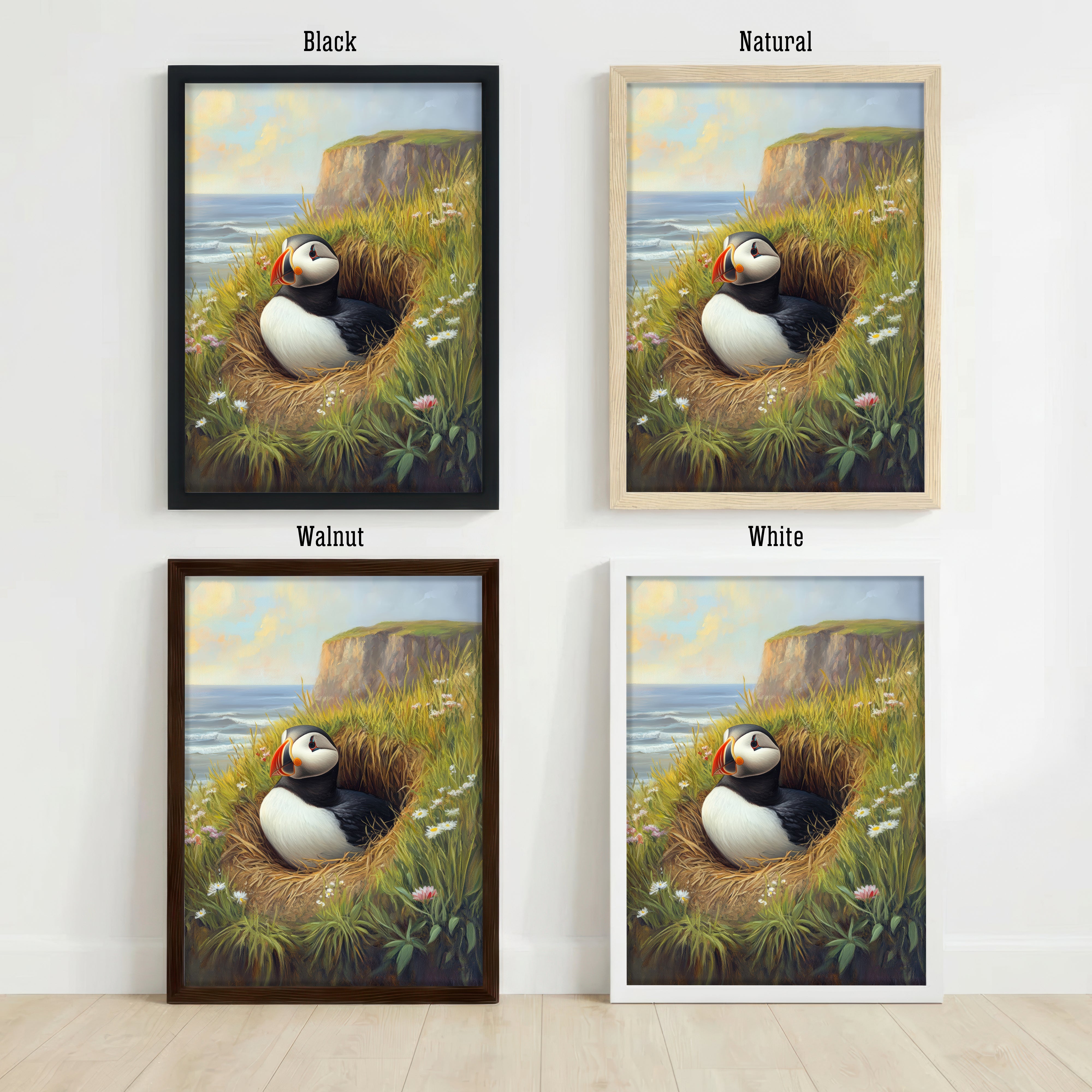 Puffin Coastal Art Print