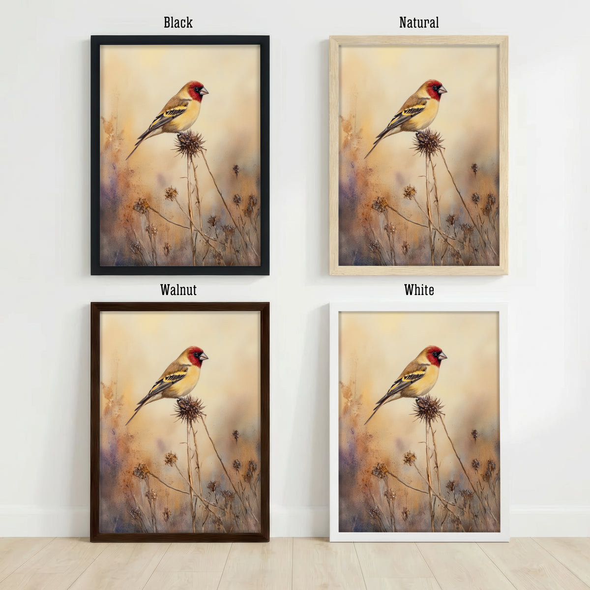 Goldfinch Watercolour Art Print