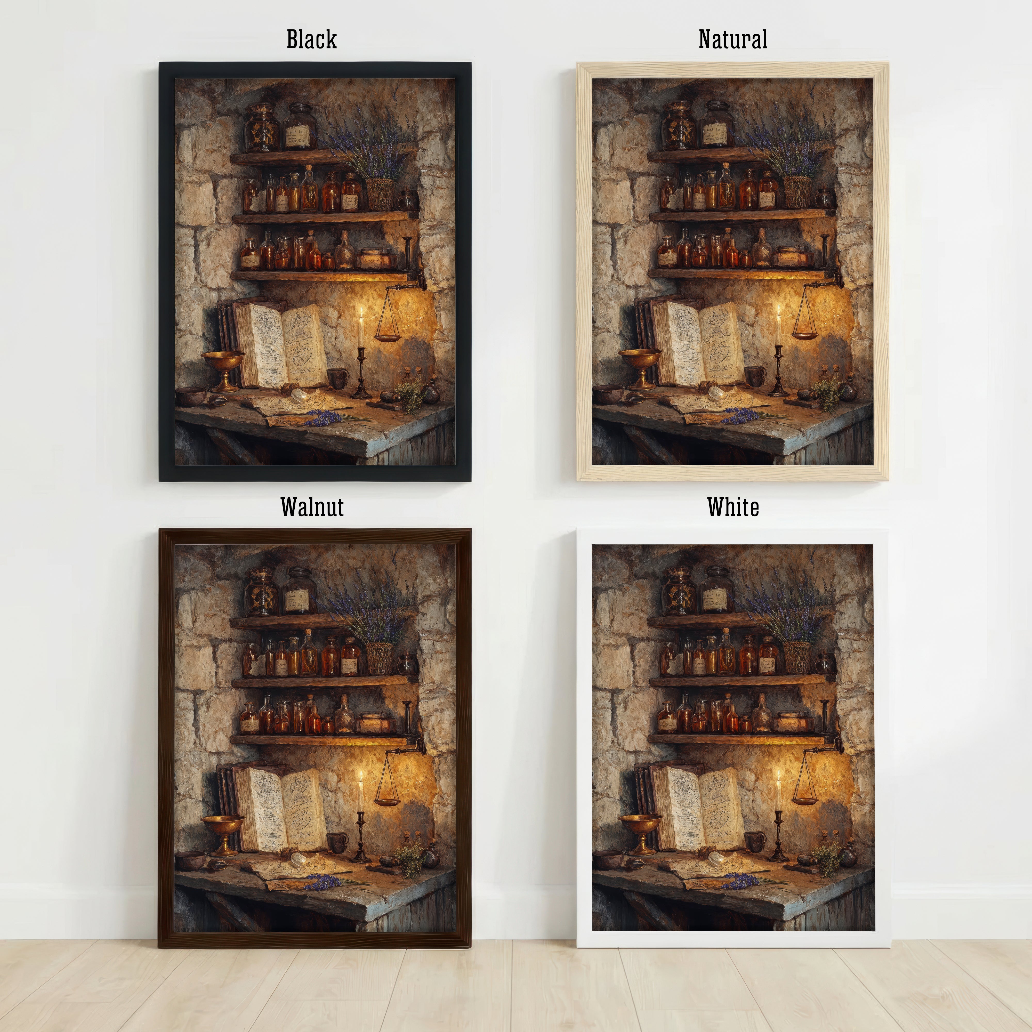 Alchemist Apothecary Still Life Art Print