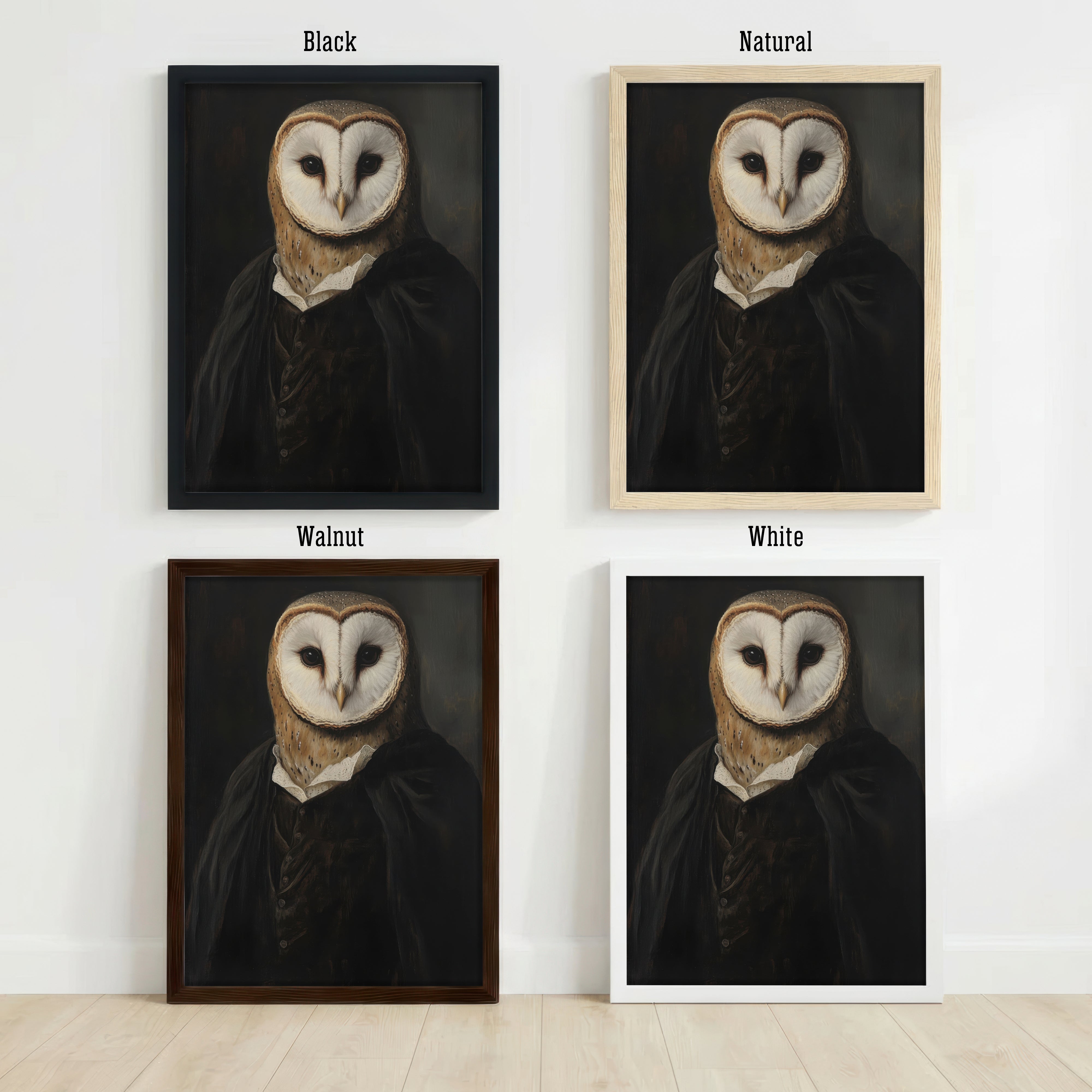 Victorian Barn Owl Art Print
