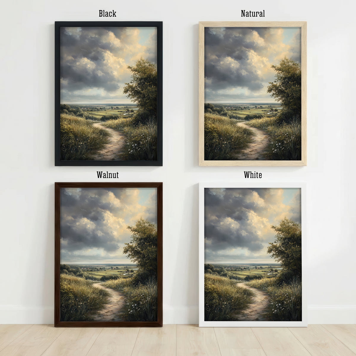 Pastoral Countryside Landscape Art Print
