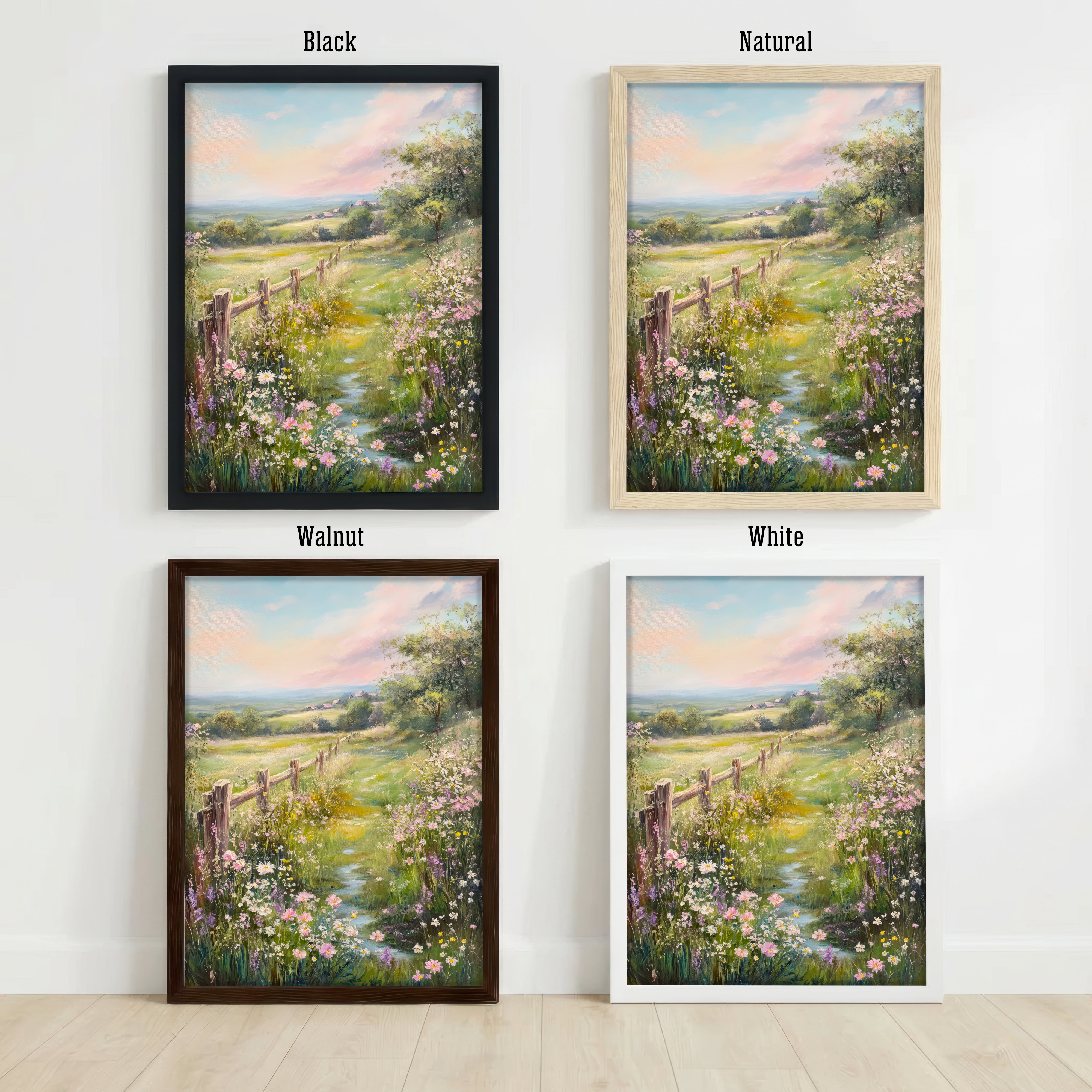 Pastoral Wildflower Meadow Art Print
