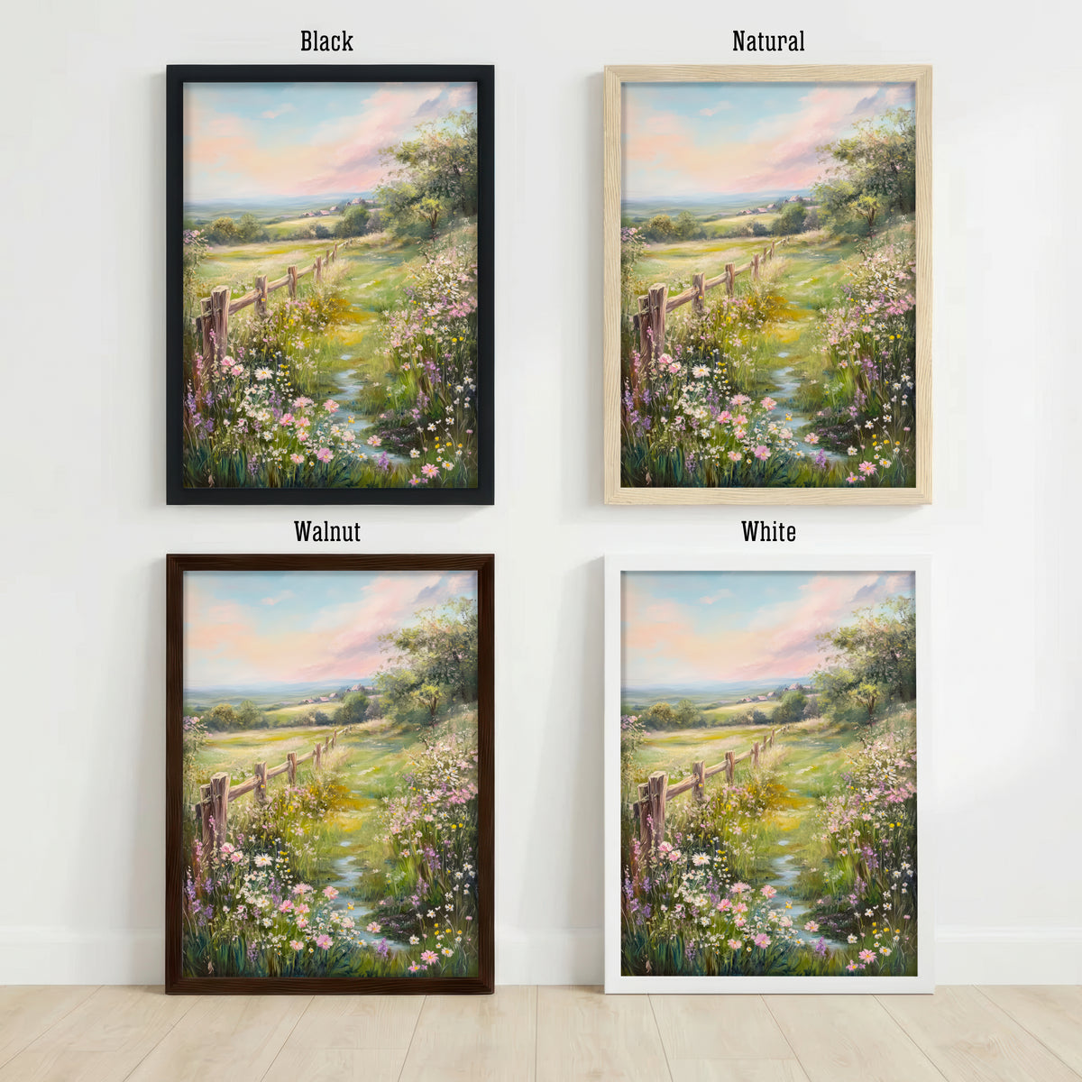 Pastoral Wildflower Meadow Art Print