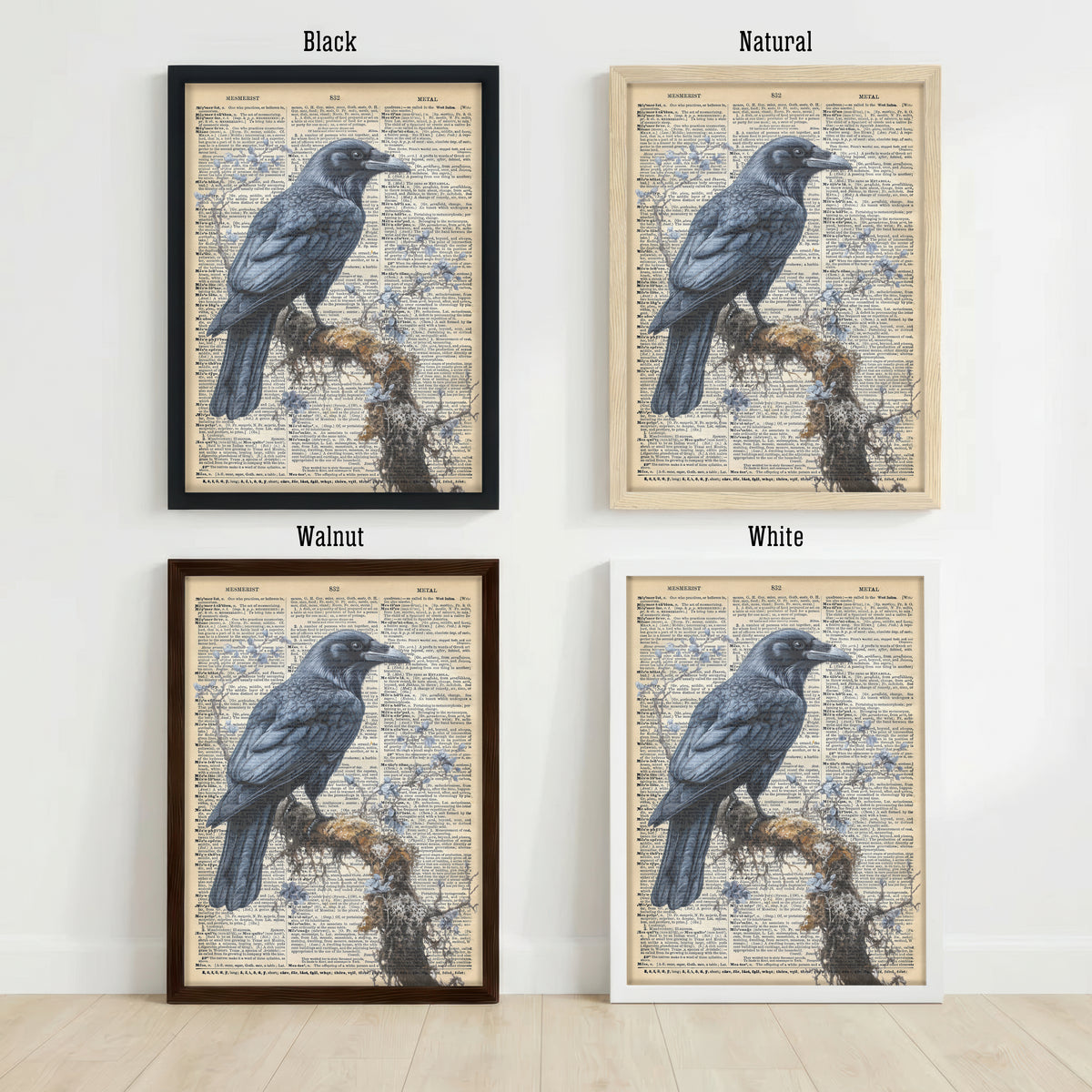 Vintage Bison Dictionary Art Print