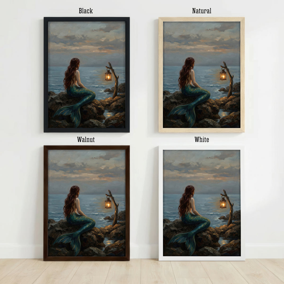 Mermaid by the Sea Art Print