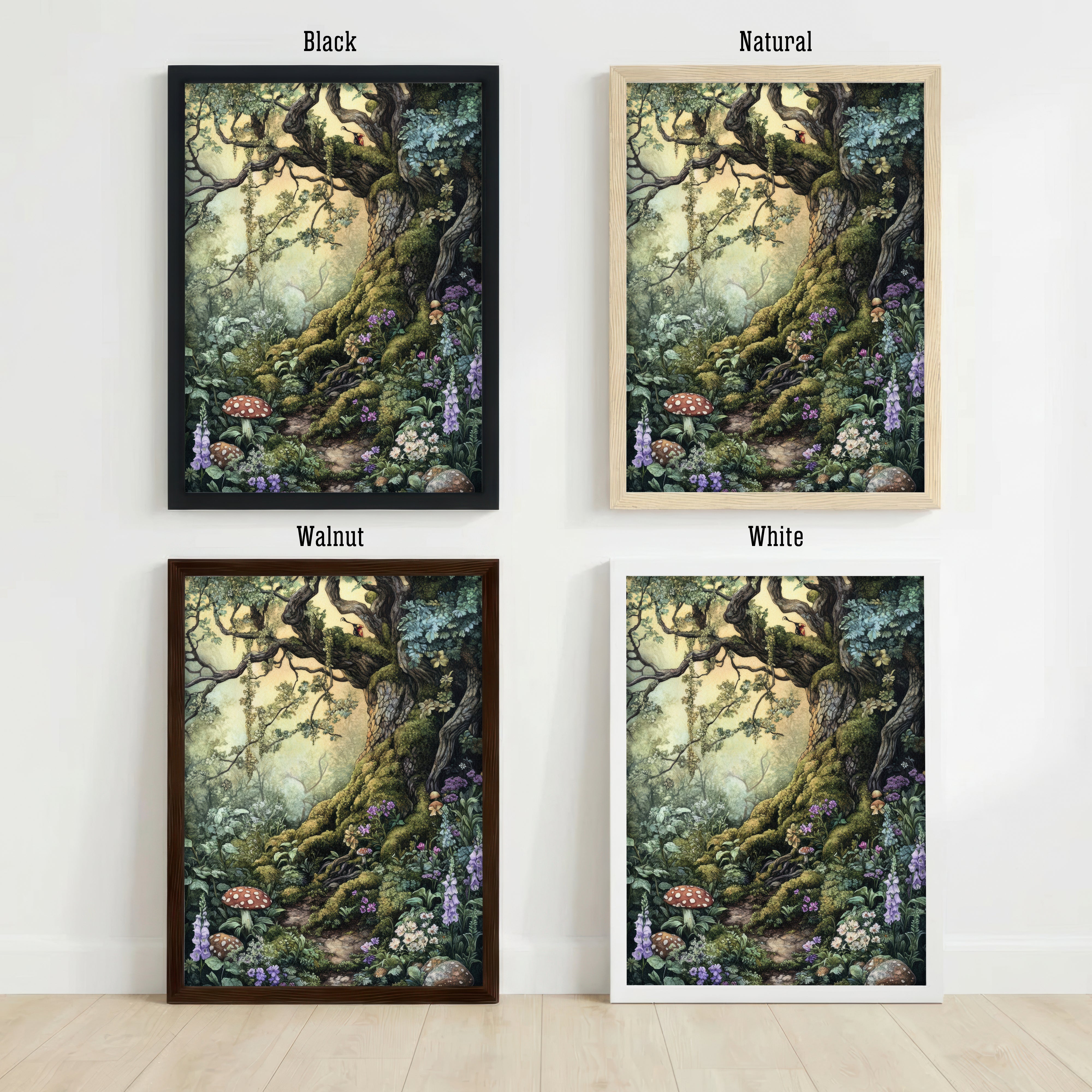 Enchanted Woodland Fairy Art Print