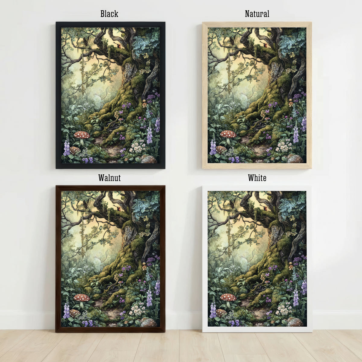 Enchanted Woodland Fairy Art Print