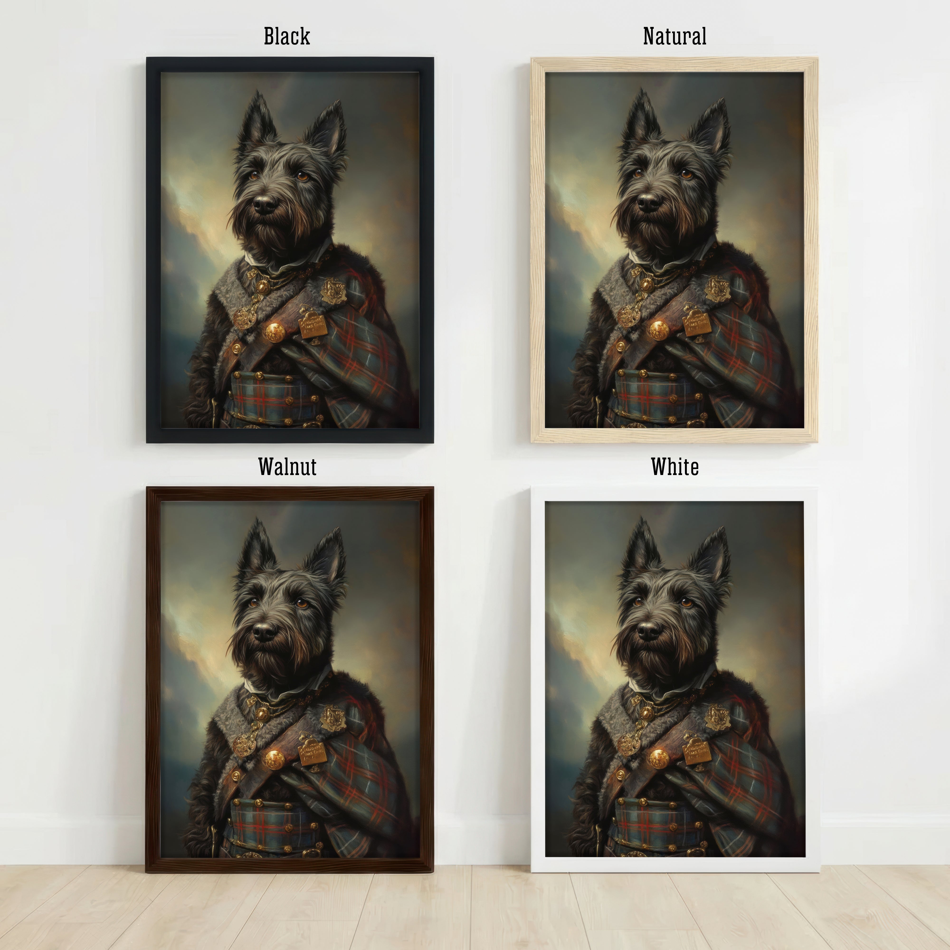 Regal Scottish Terrier Art Print