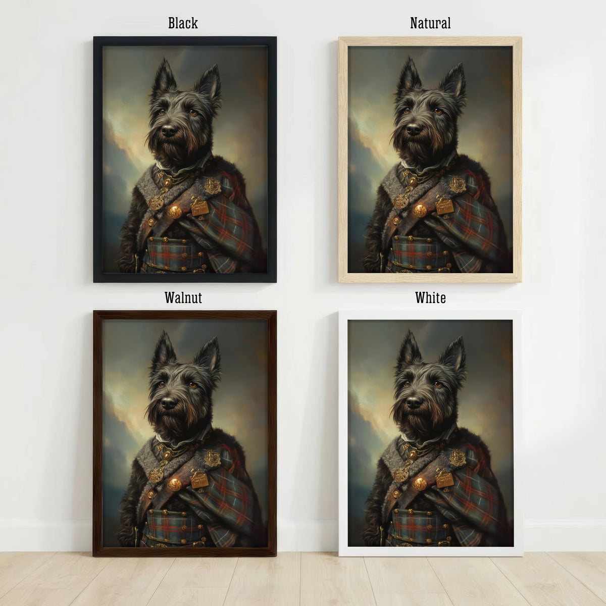 Regal Scottish Terrier Art Print