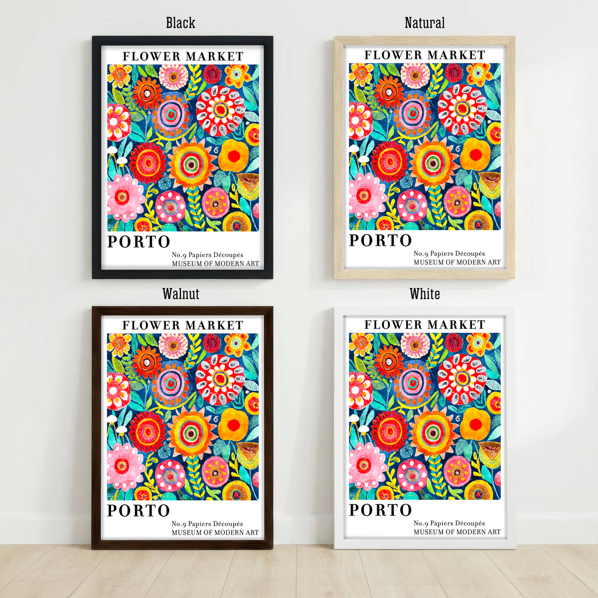 Porto Flower Market Art Print