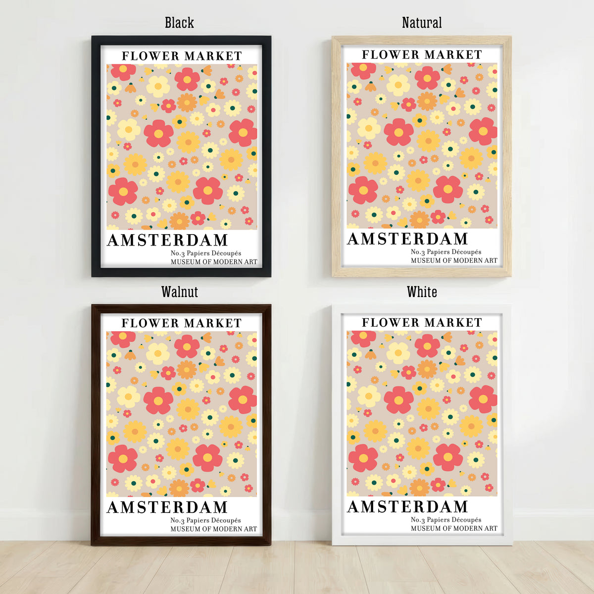 Amsterdam Flower Market Art Print