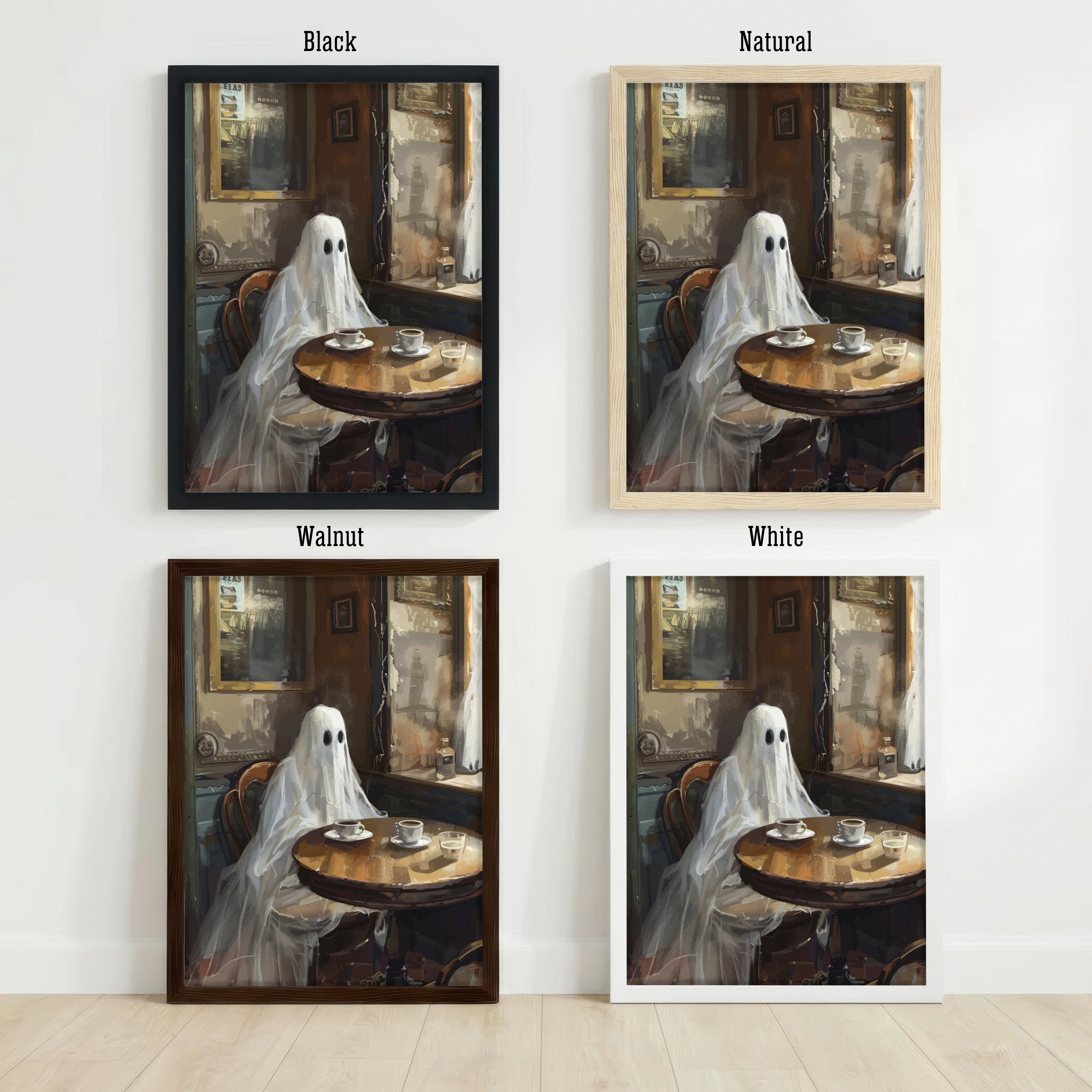 Ghost Tea Party Art Print