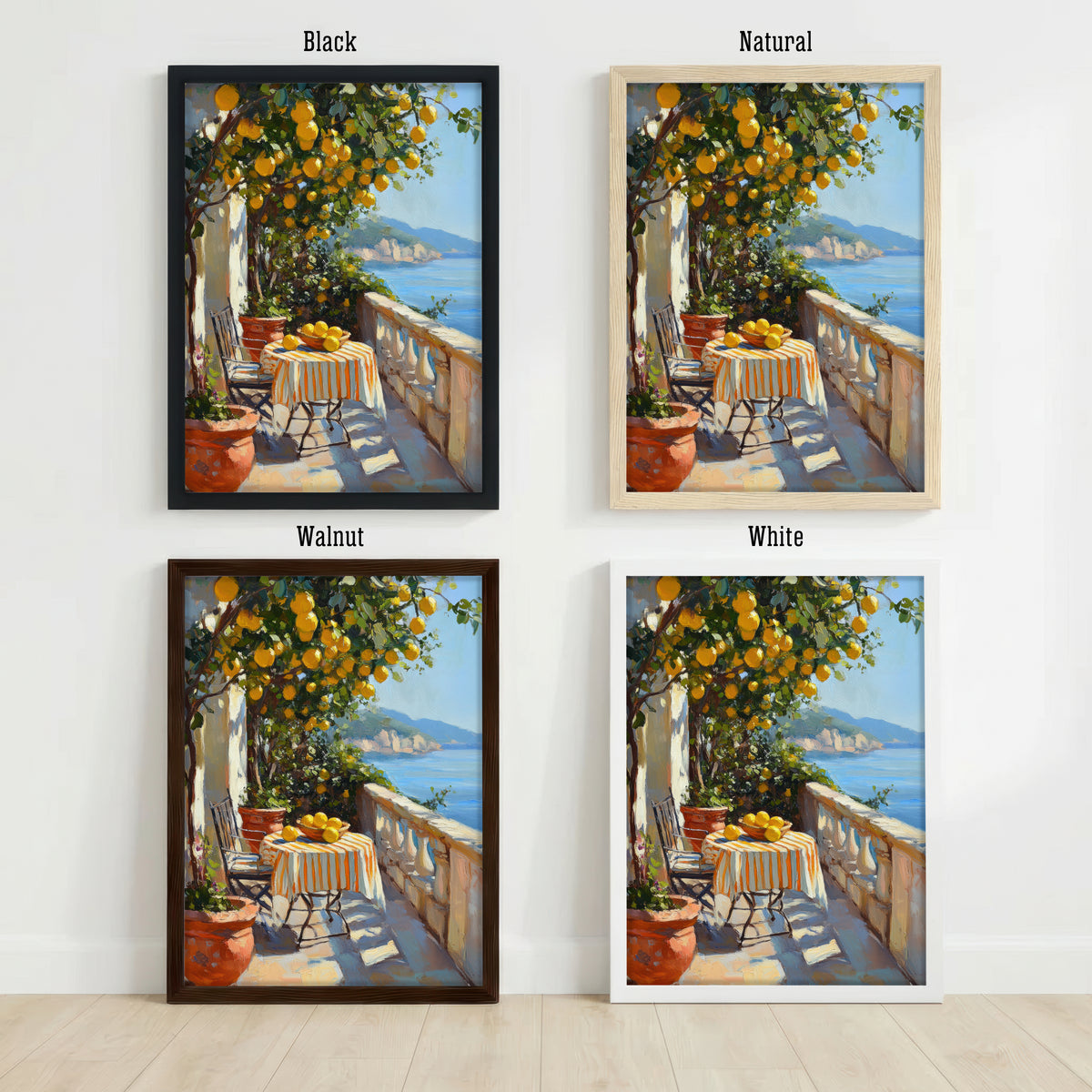 Mediterranean Lemon Tree Art Print