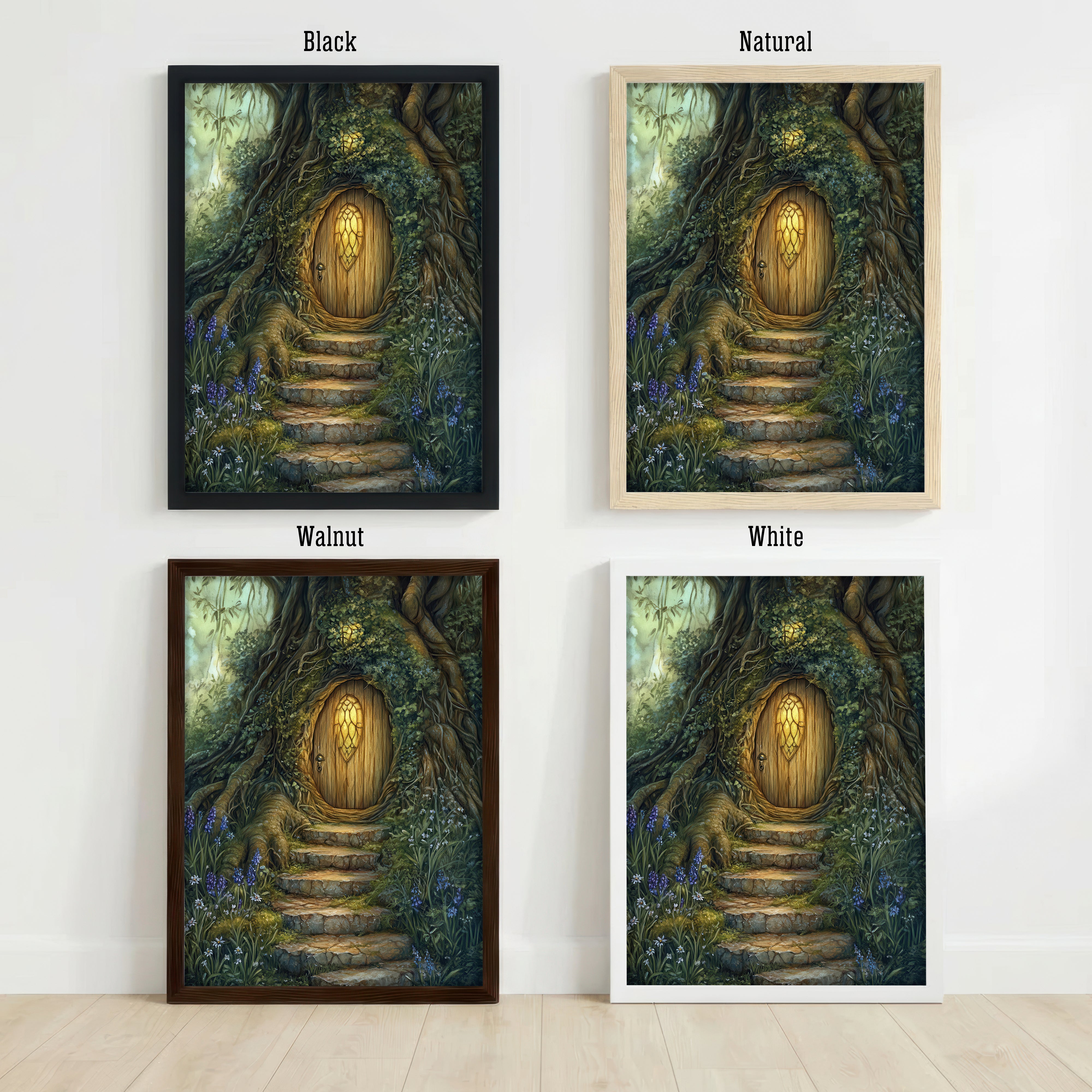 Enchanted Tree Door Art Print