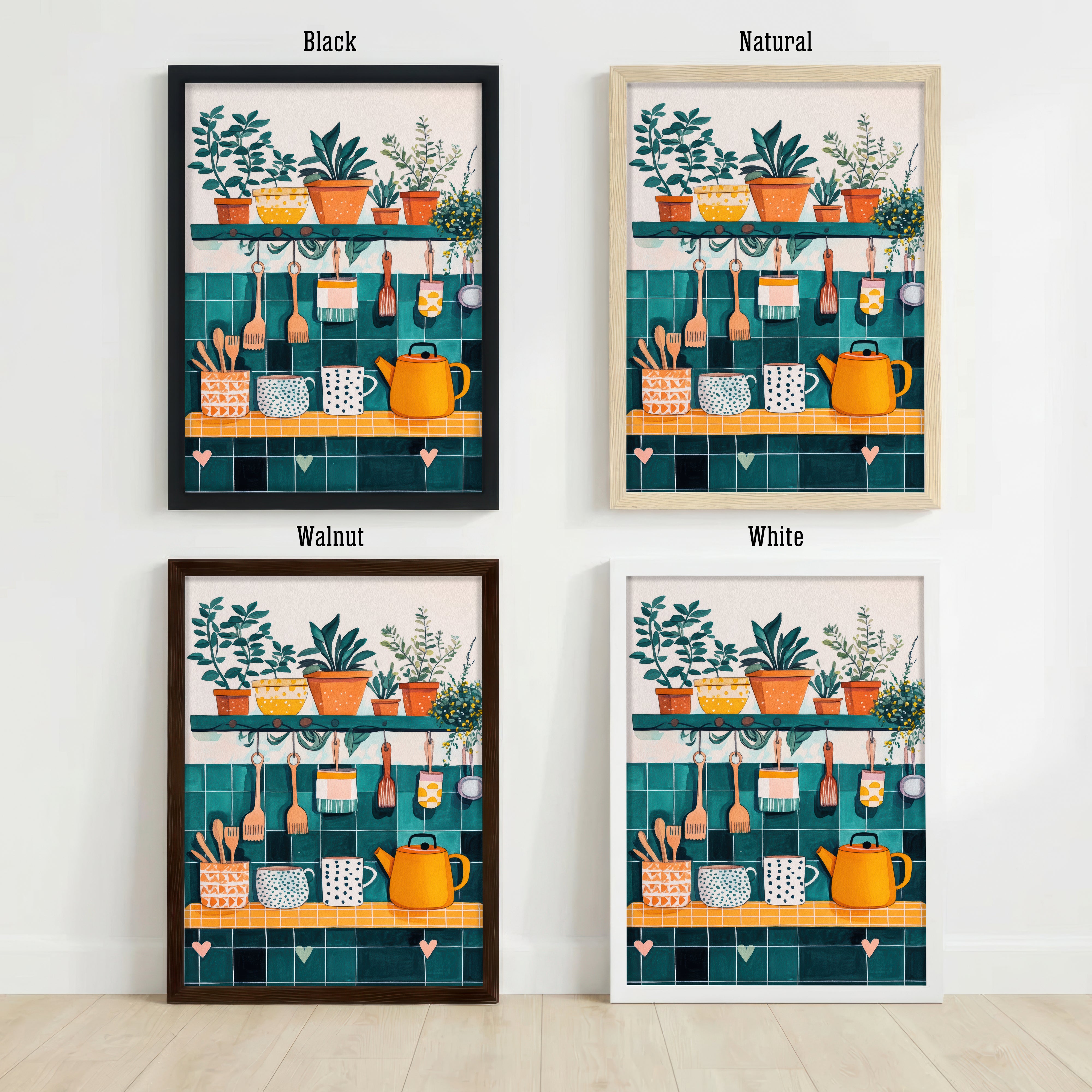 Colourful Kitchen Still Life Art Print