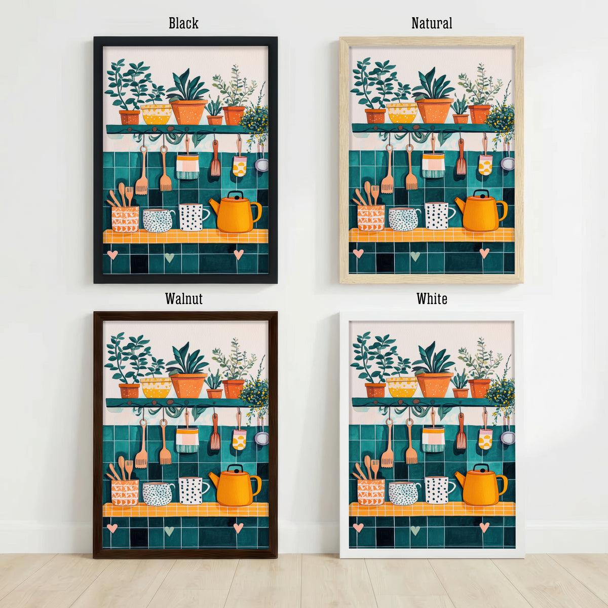 Colourful Kitchen Still Life Art Print