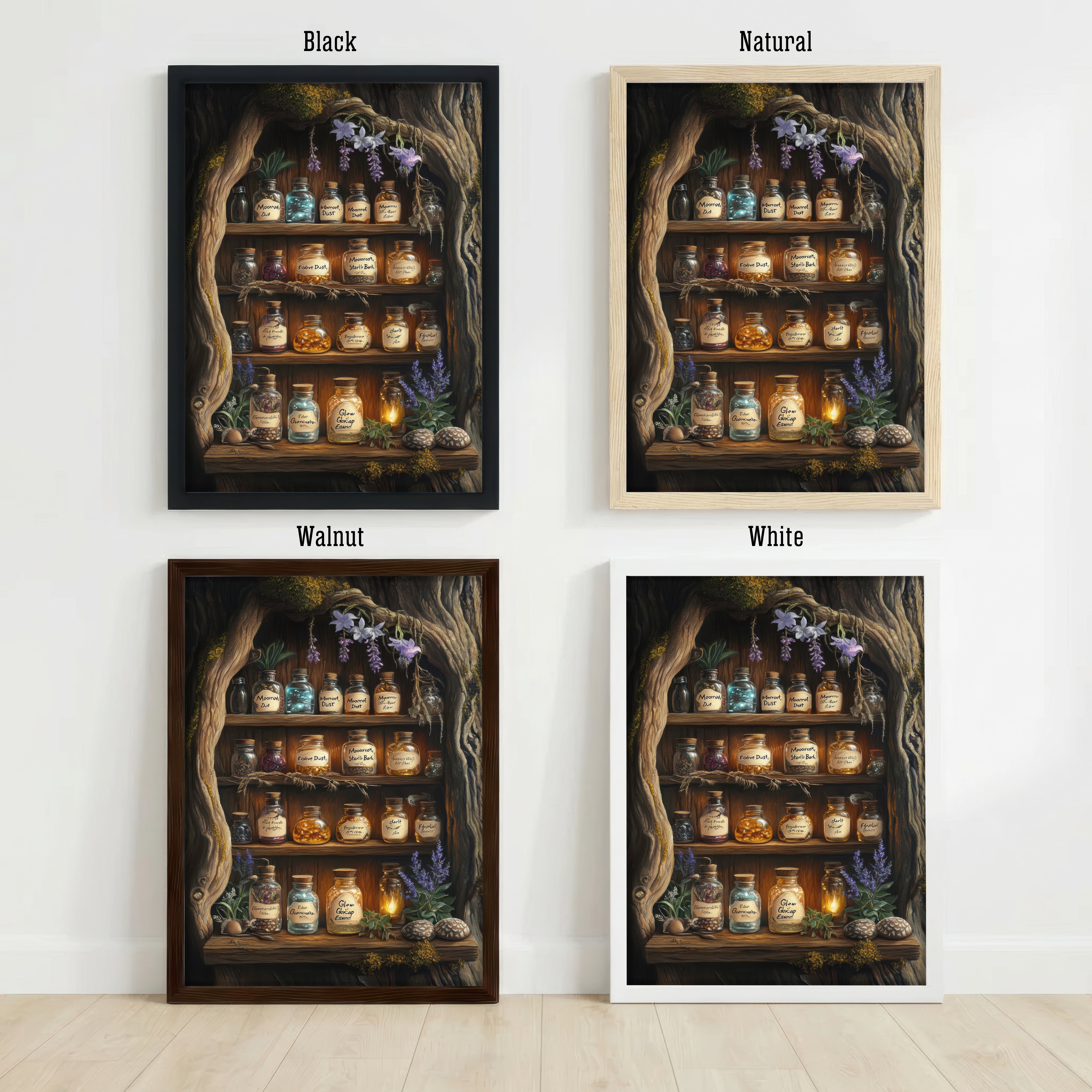Enchanted Woodland Apothecary Art Print