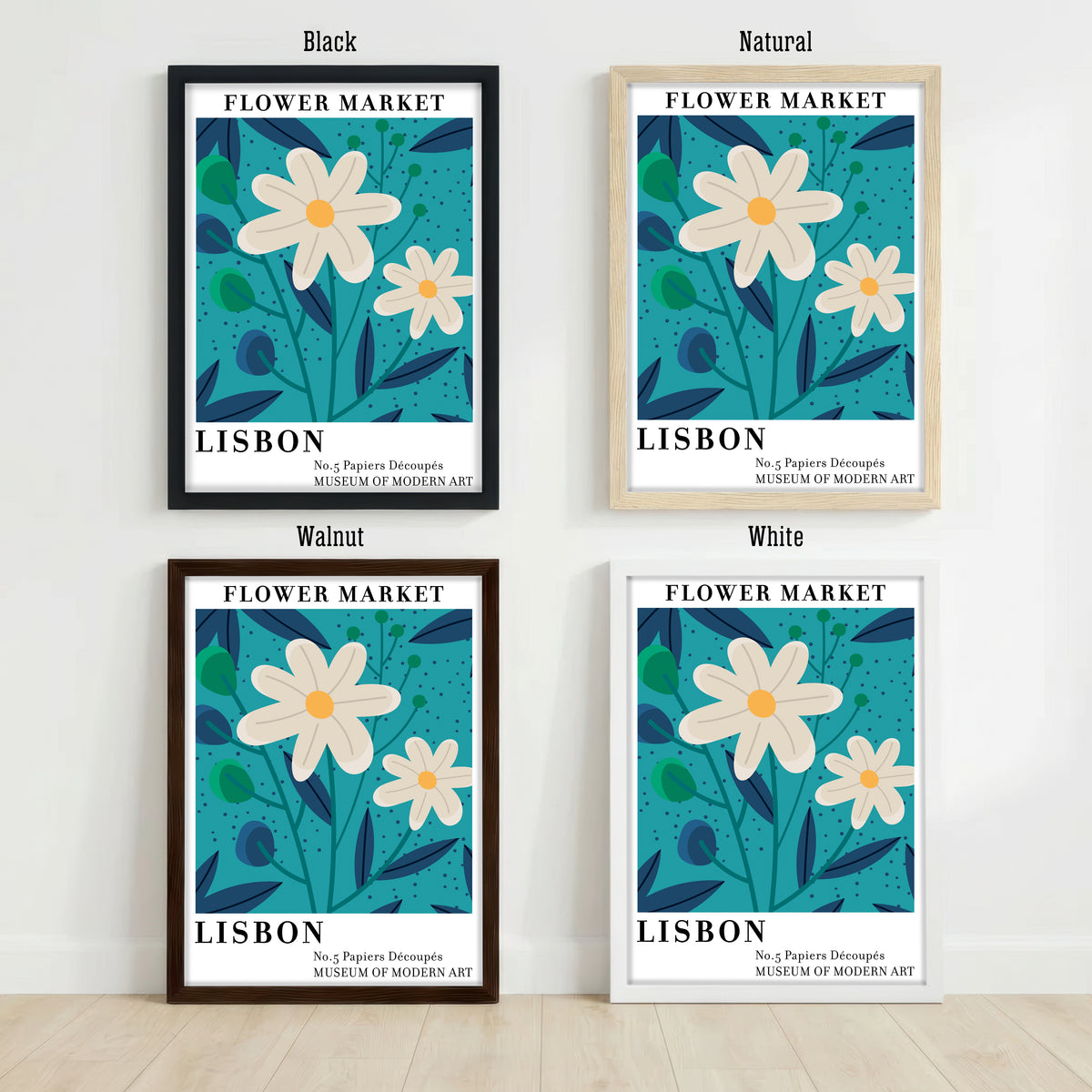 Lisbon Flower Market Art Print