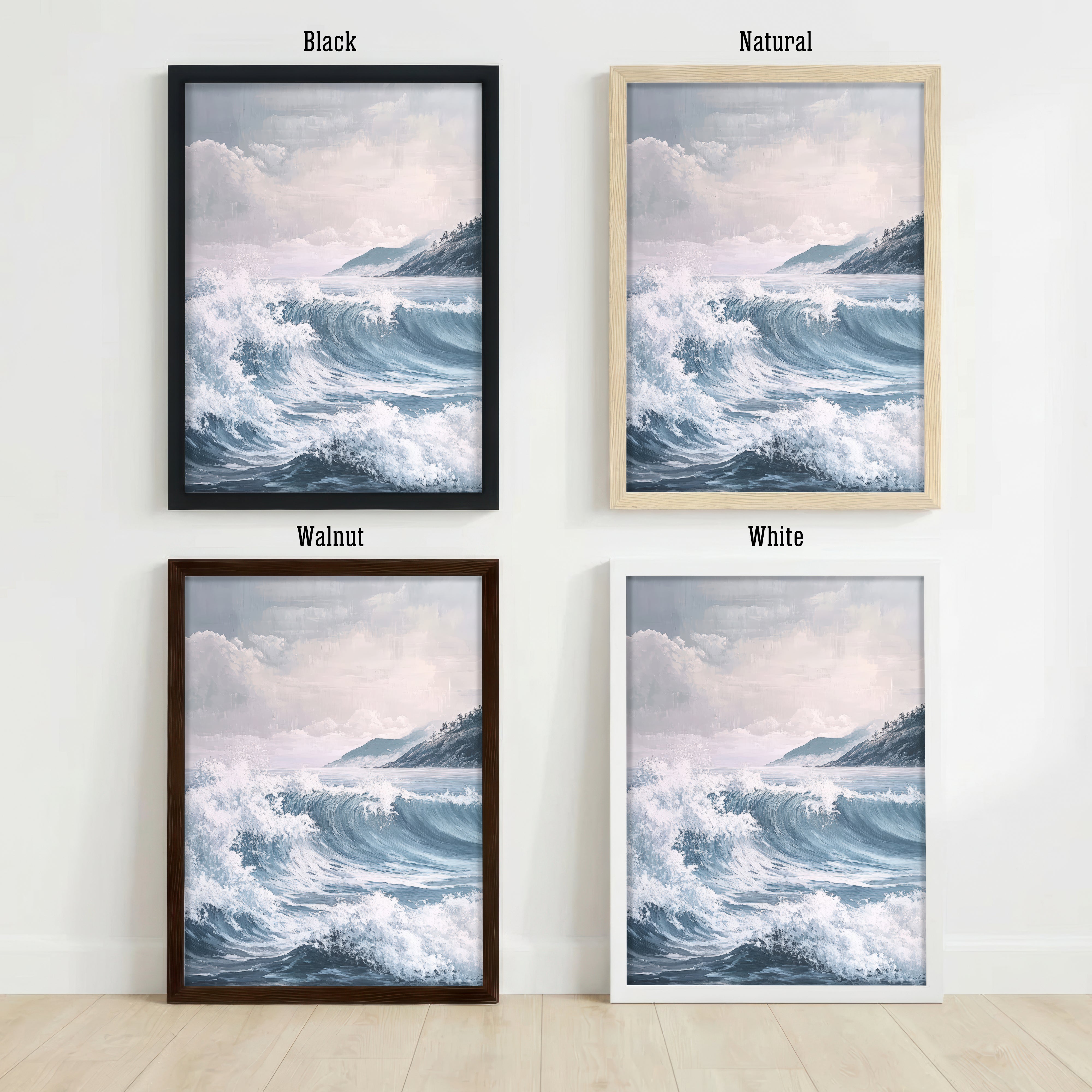 Stormy Ocean Wave Art Print