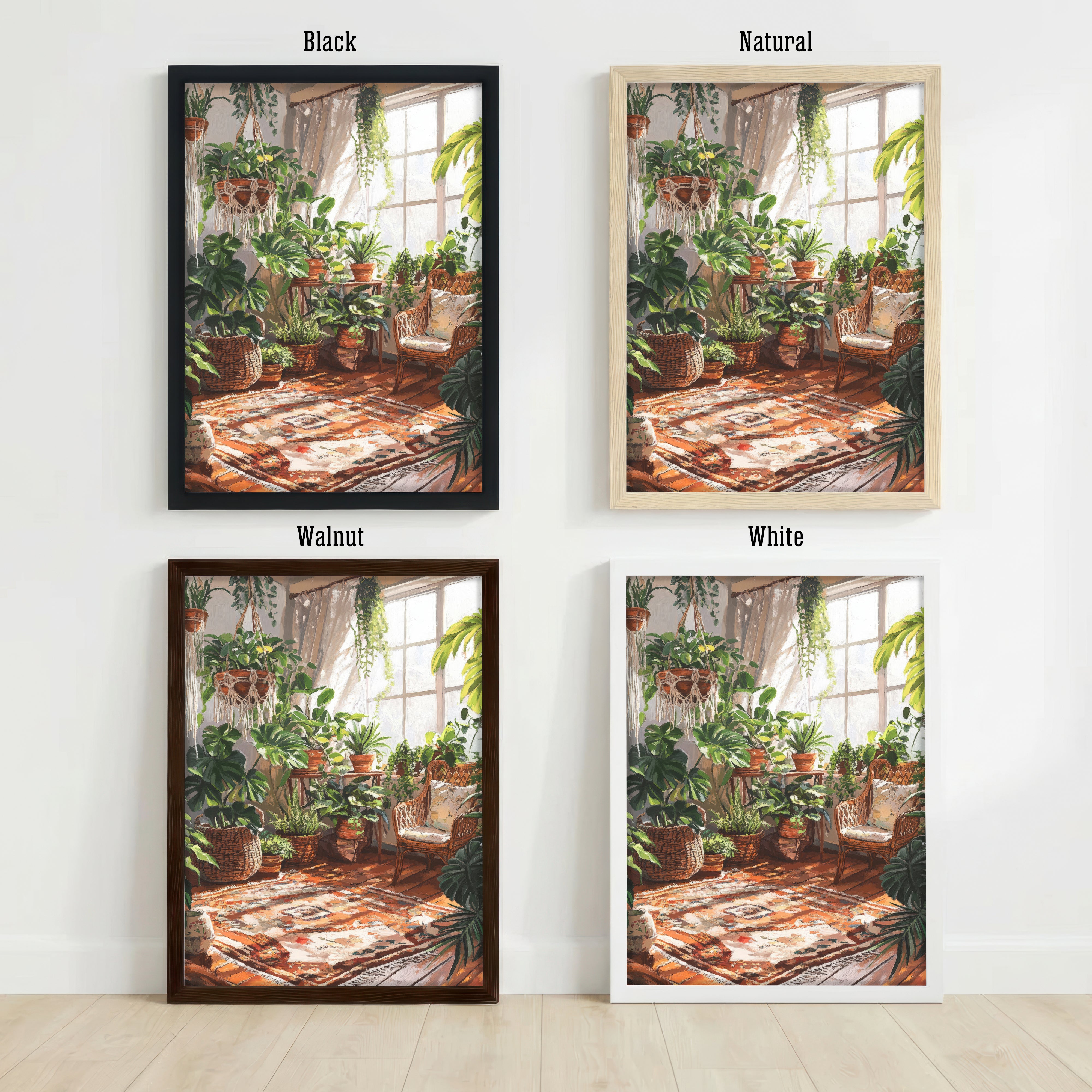 Indoor Jungle Botanical Art Print