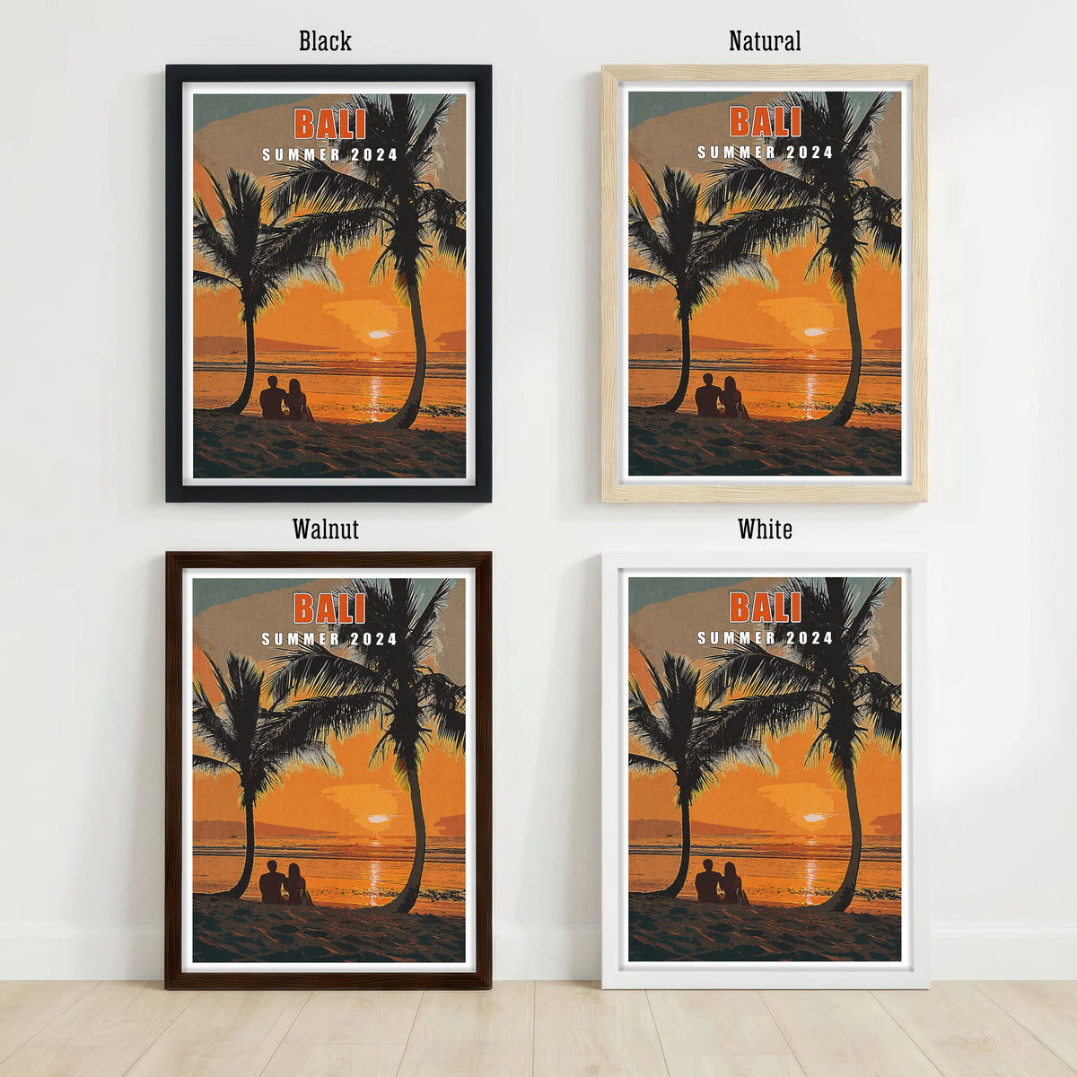 Bali Sunset Travel Art Print