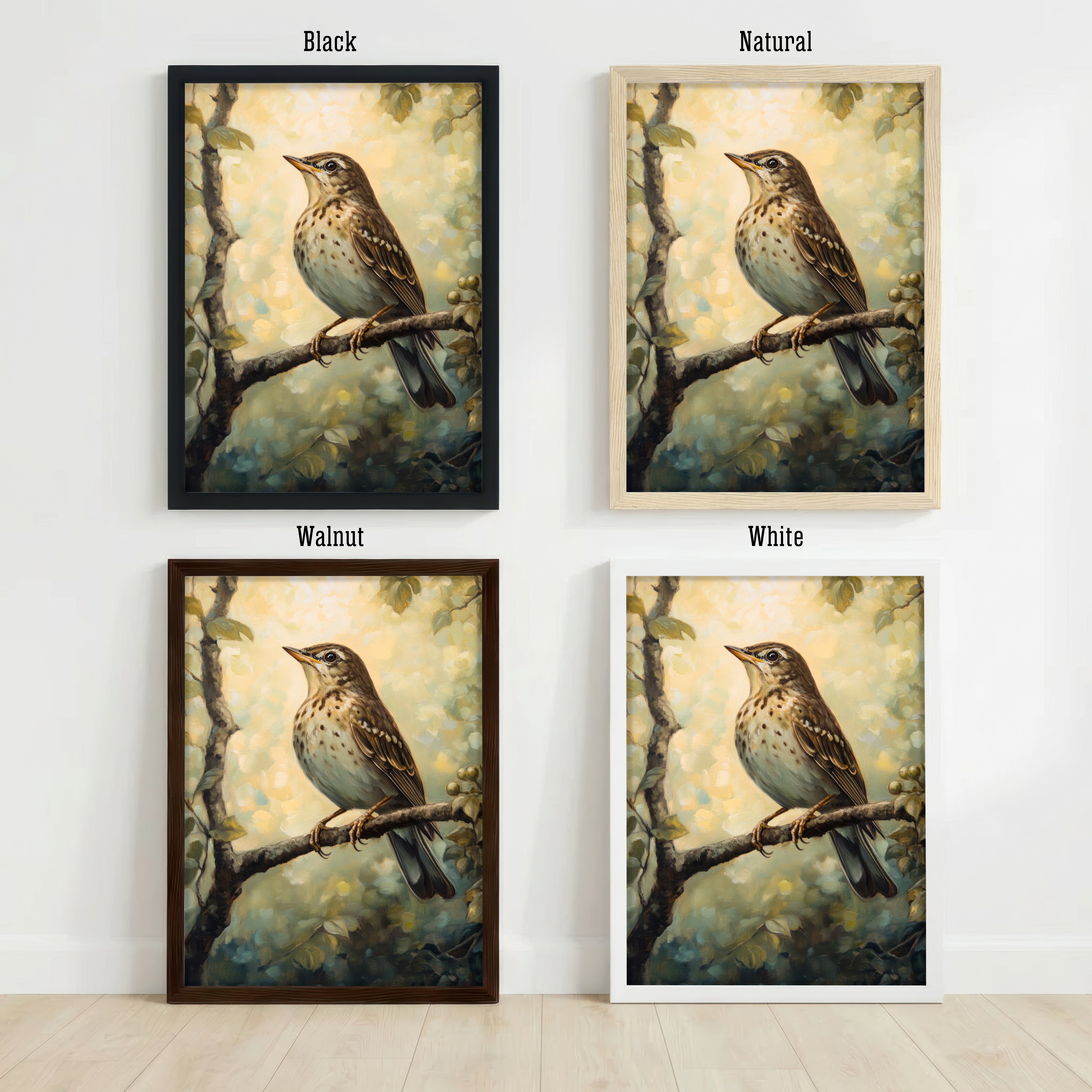 Speckled Songbird Art Print