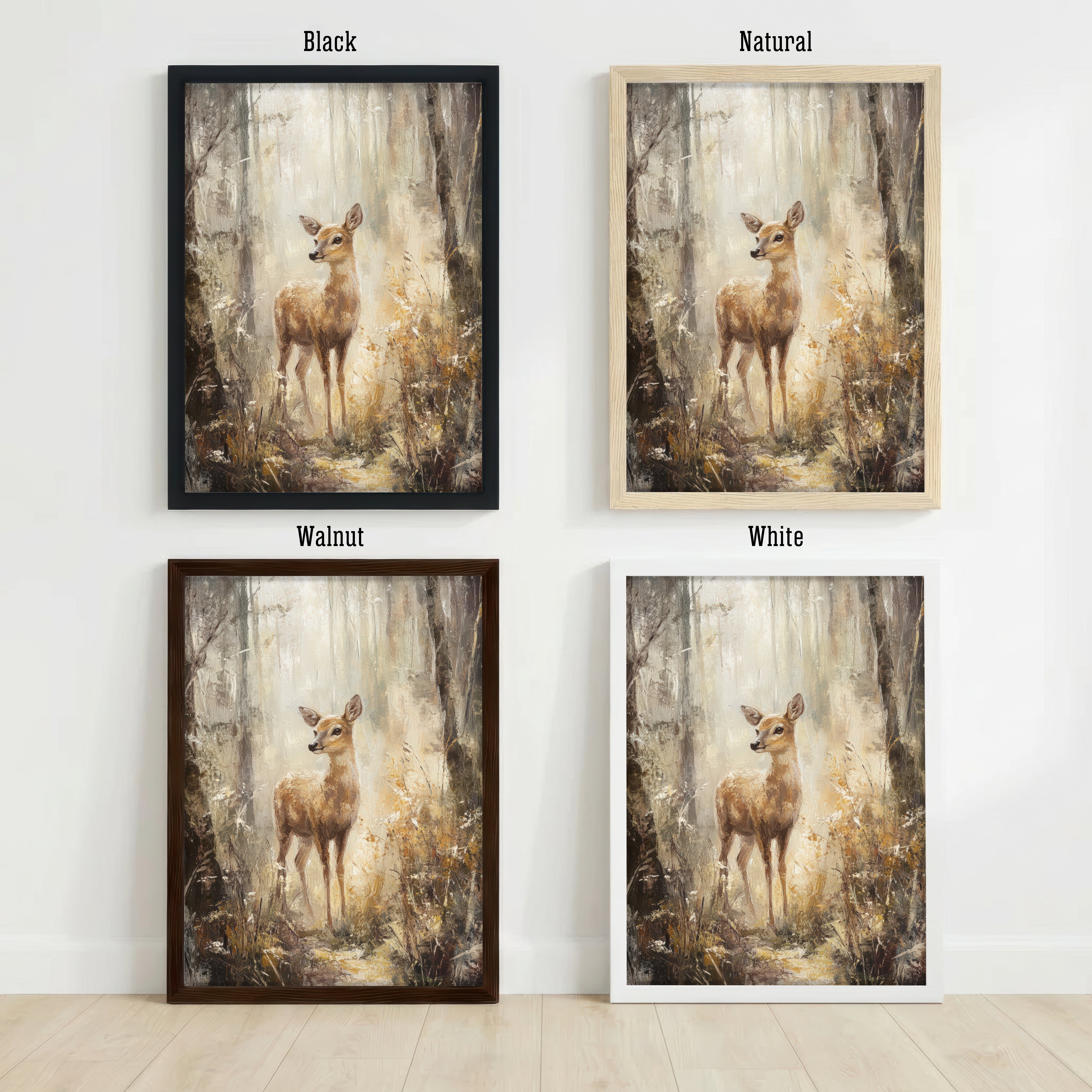 Woodland Fawn Art Print