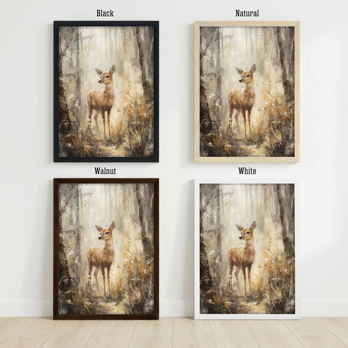 Woodland Fawn Art Print