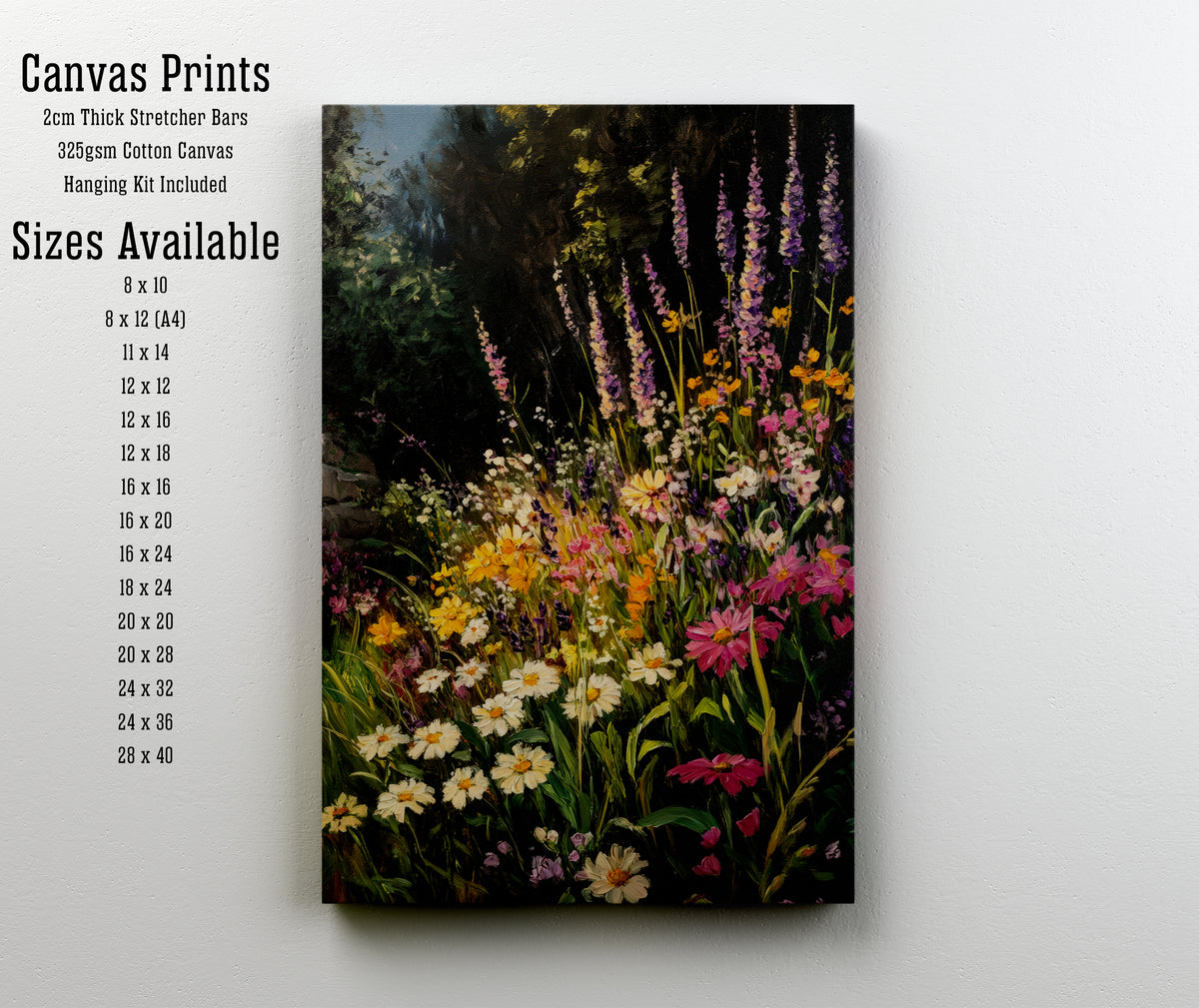 Wildflower Meadow Impressionist Art Print