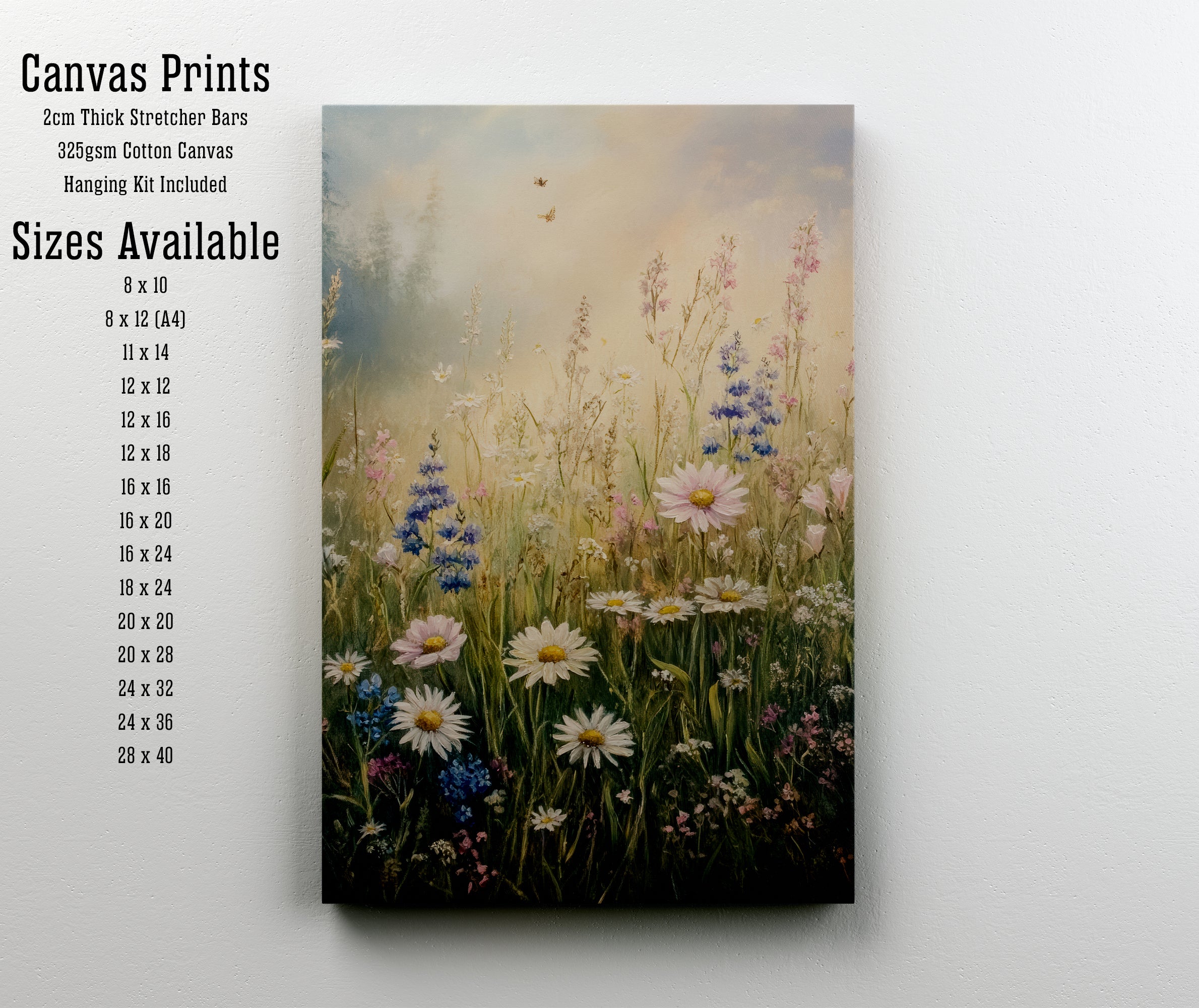 Dreamy Wildflower Meadow Art Print