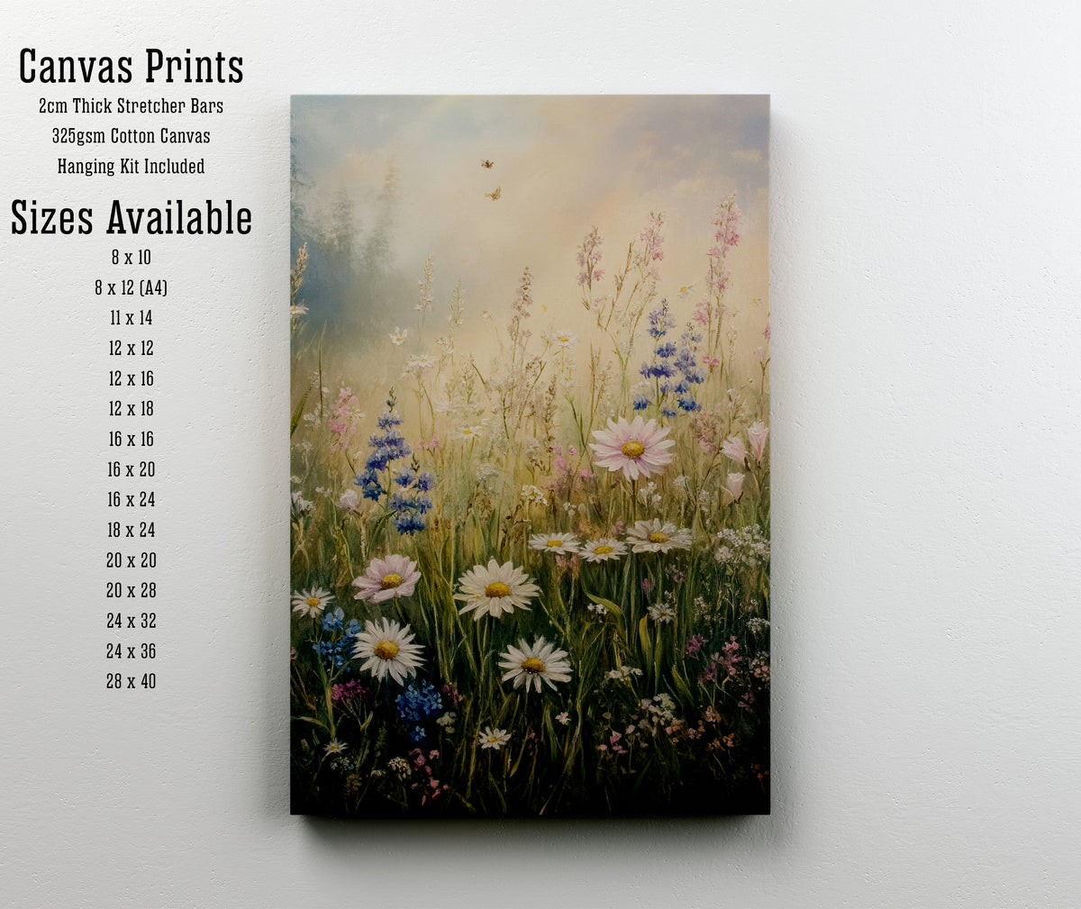 Dreamy Wildflower Meadow Art Print