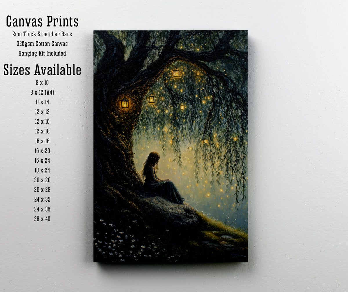 Enchanted Willow Woman Art Print