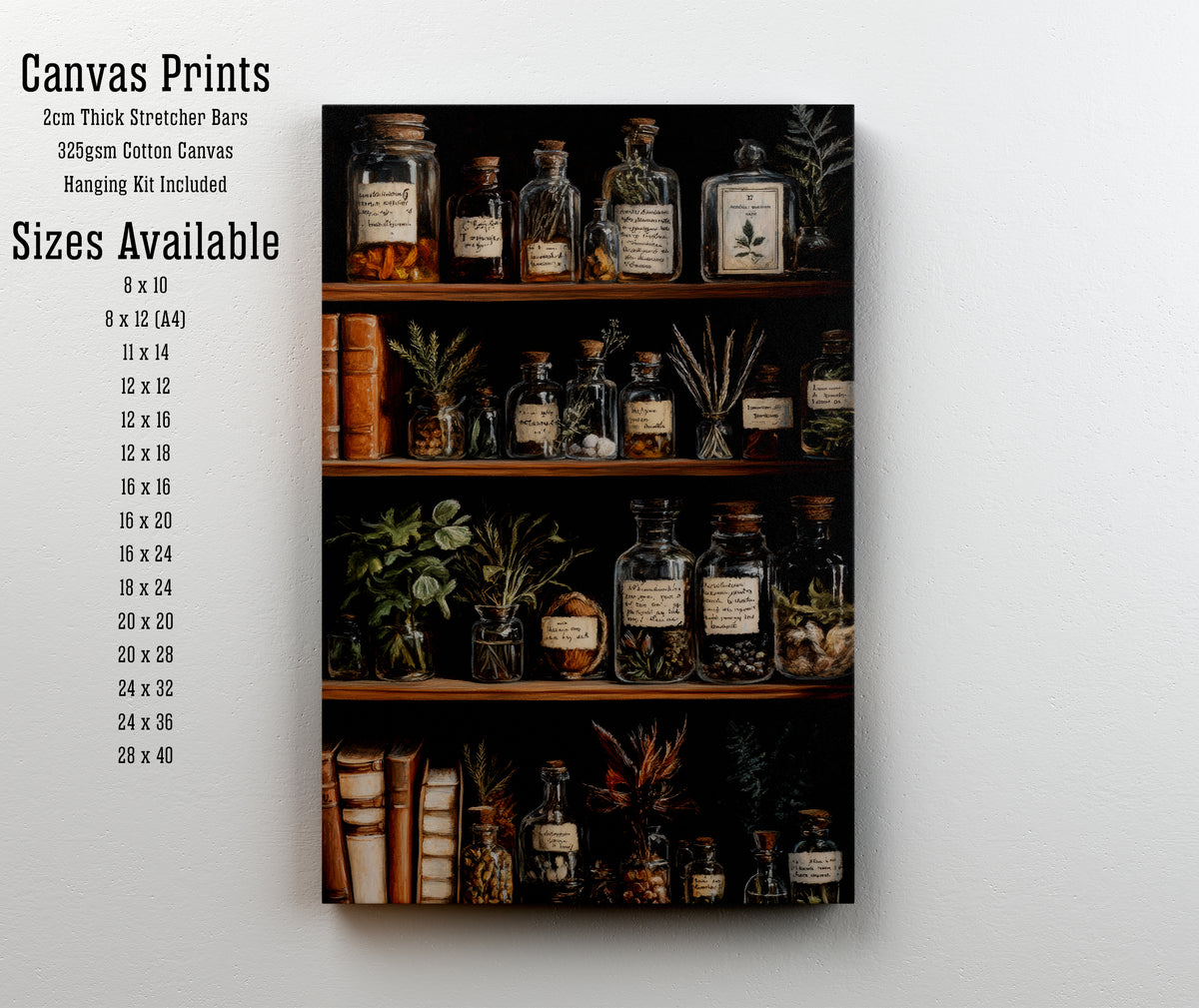 Vintage Apothecary Bottles Art Print
