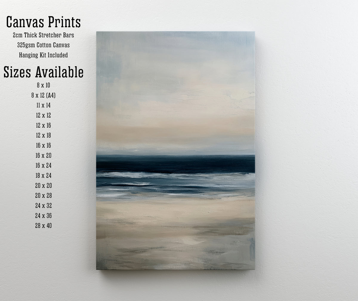 Minimalist Seascape Abstract Art Print