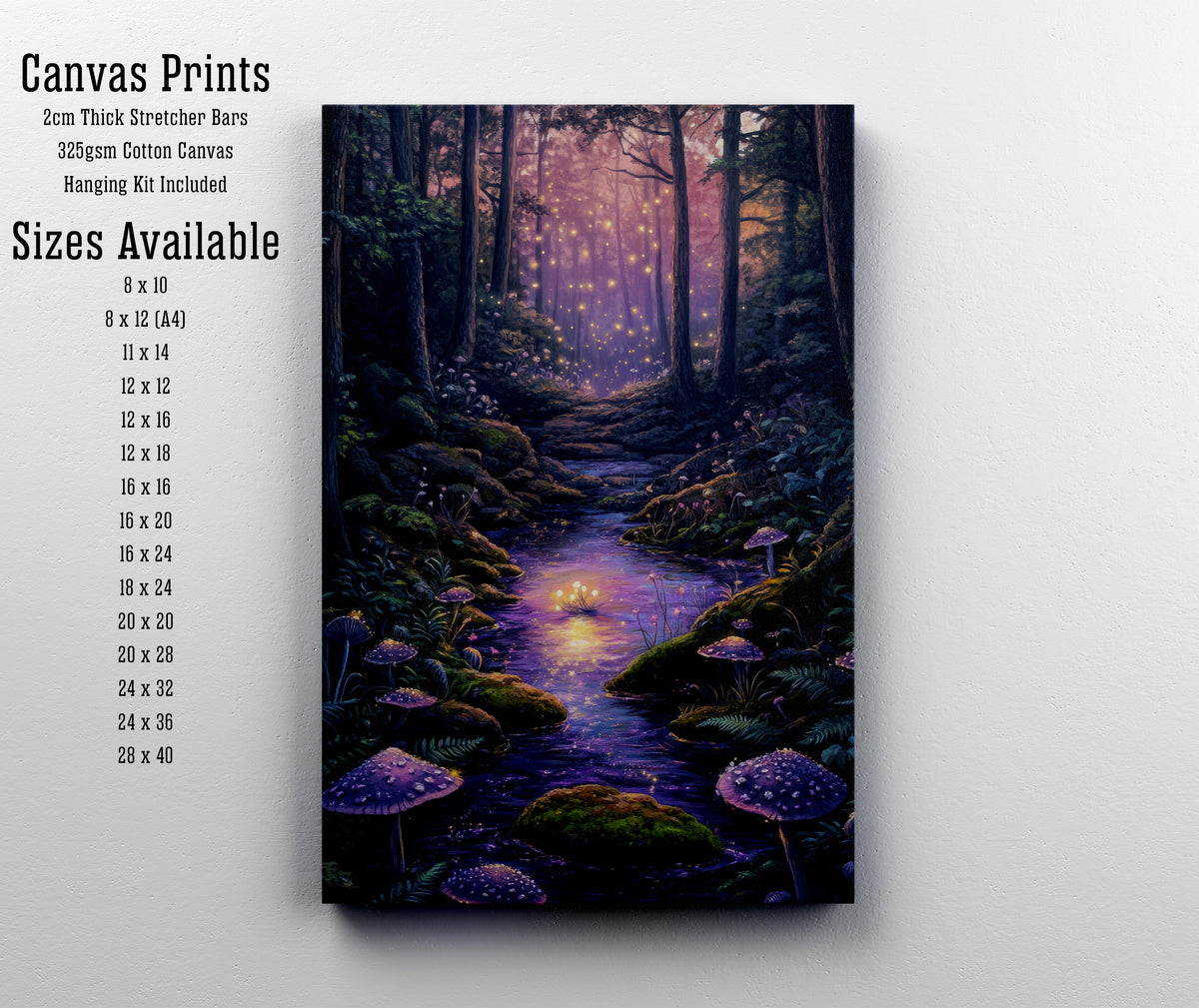 Enchanted Forest Stream Art Print