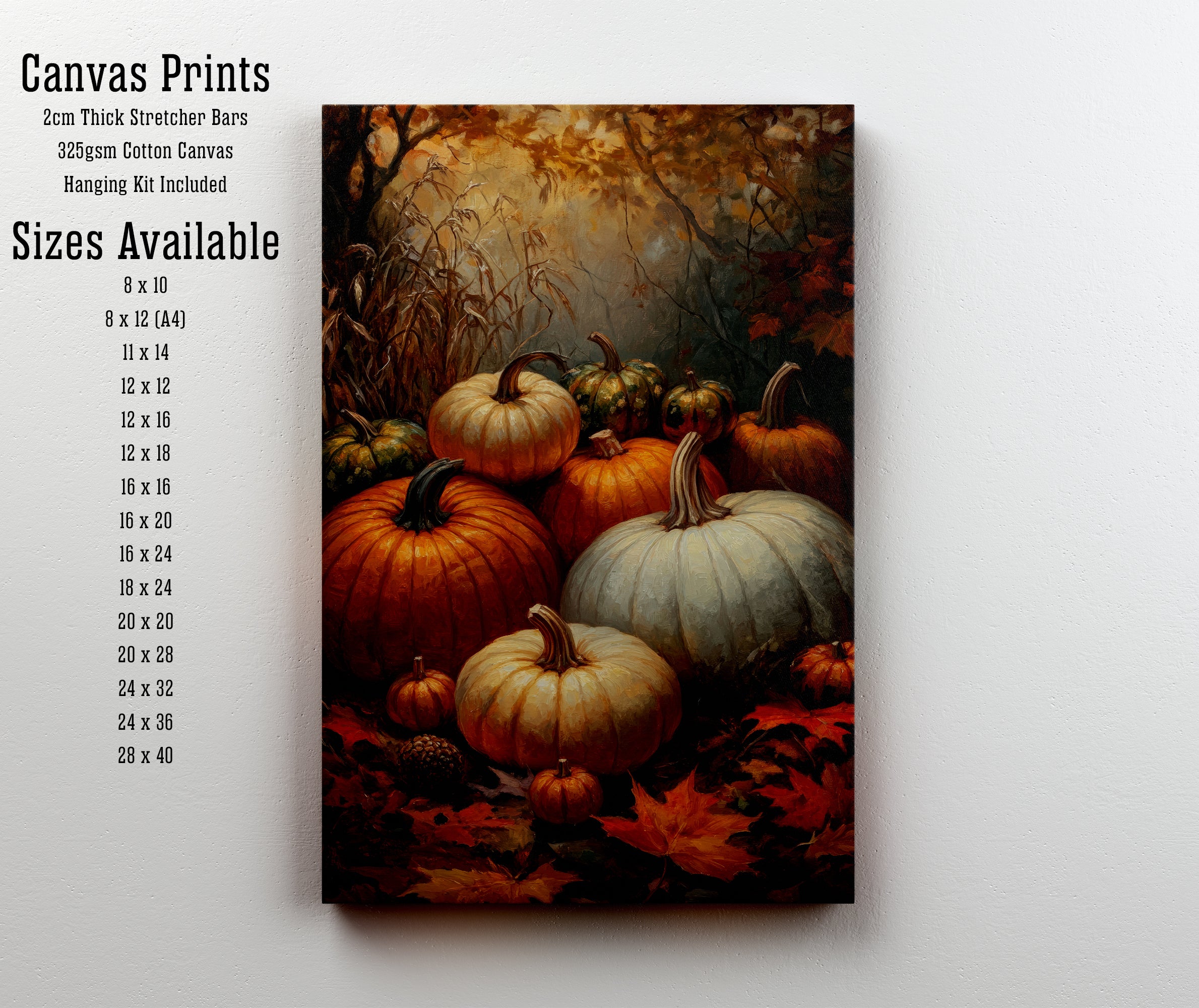 Autumn Pumpkin Harvest Art Print