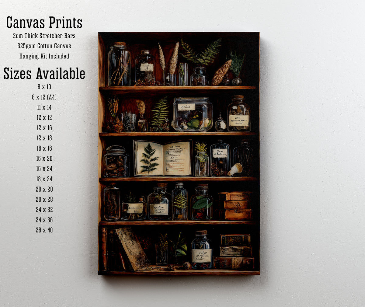 Vintage Apothecary Botanical Art Print