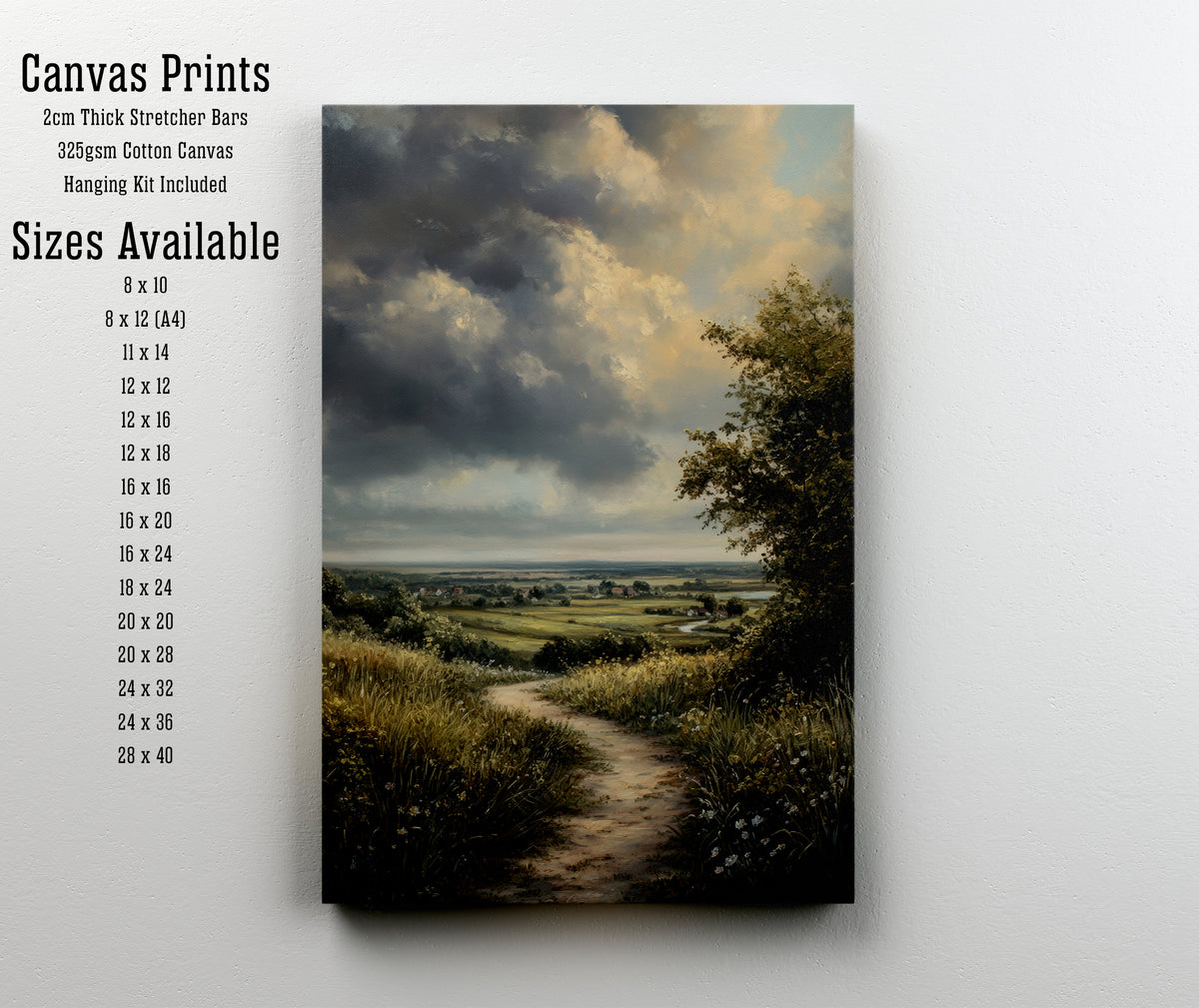 Pastoral Countryside Landscape Art Print
