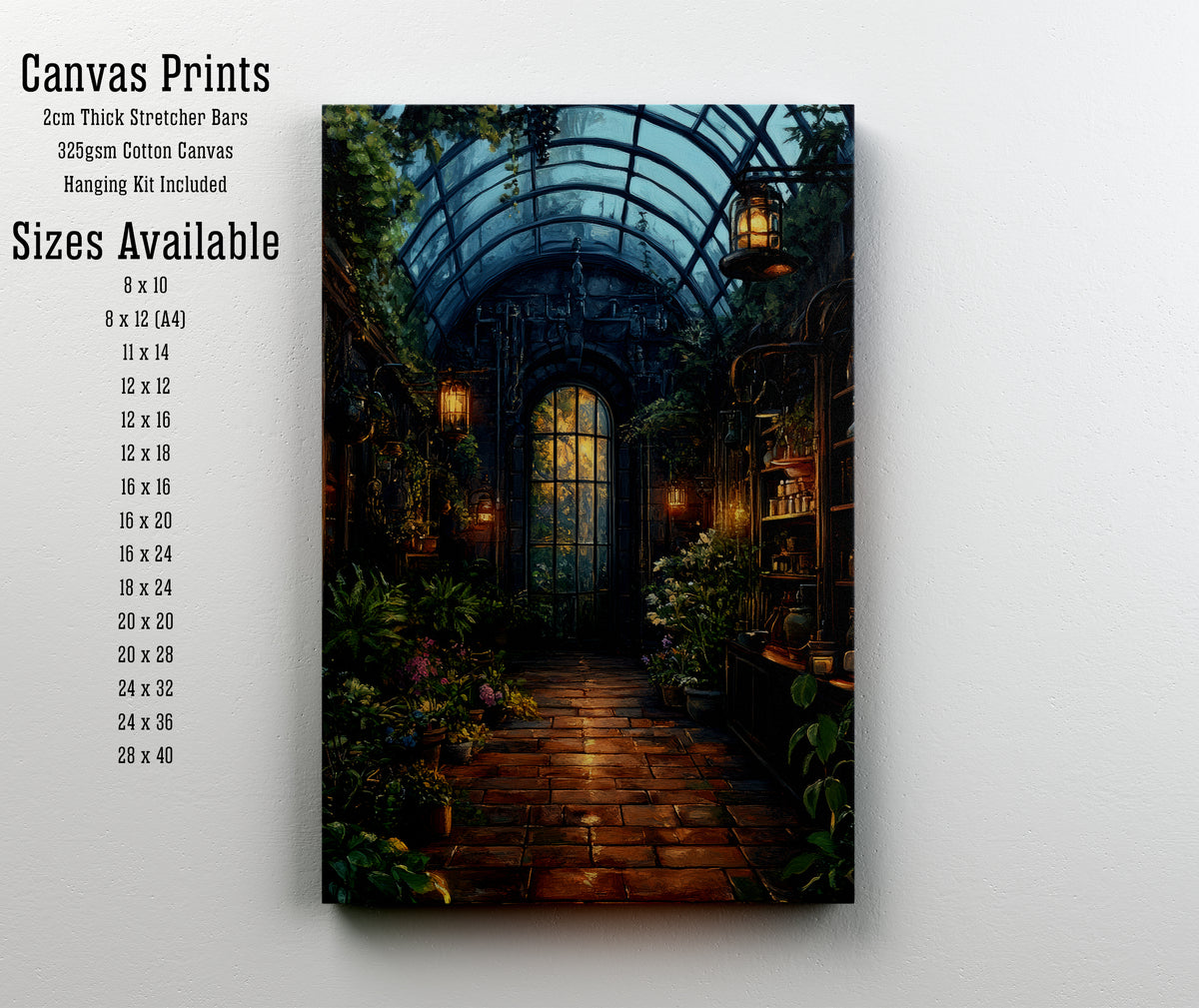 Enchanted Conservatory Botanical Art Print