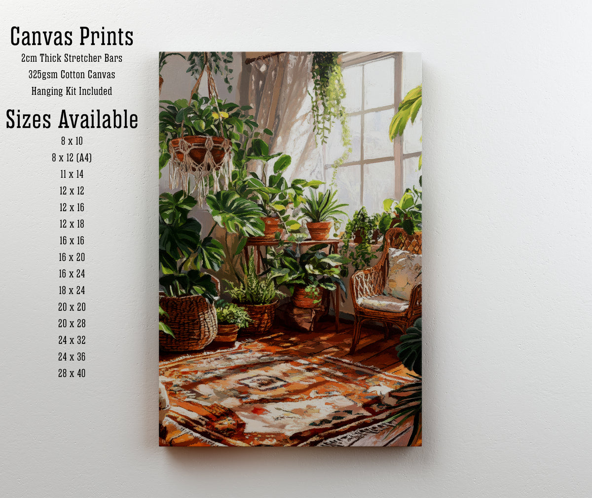 Lush Indoor Garden Art Print