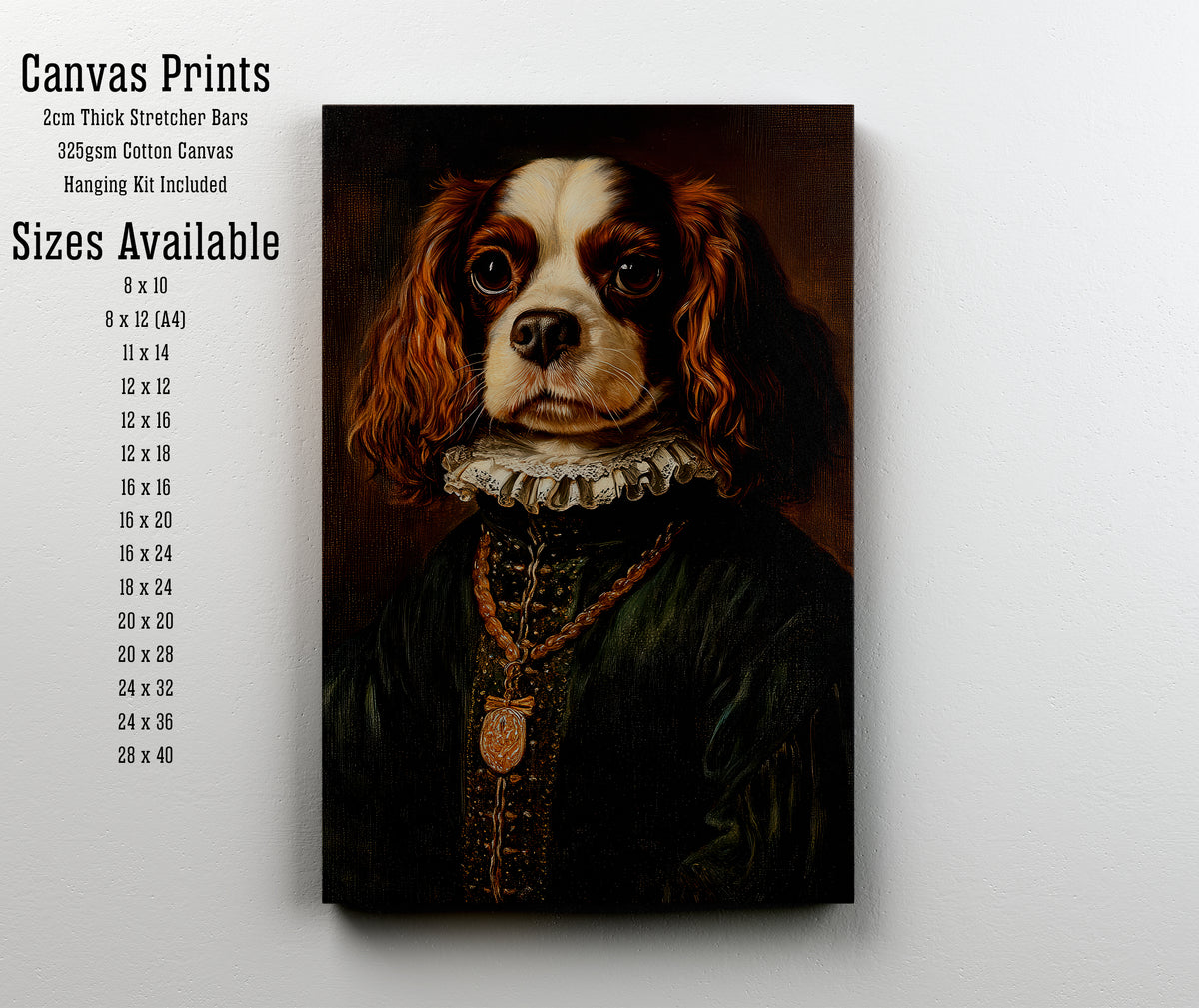 Aristocratic Spaniel Dog Art Print