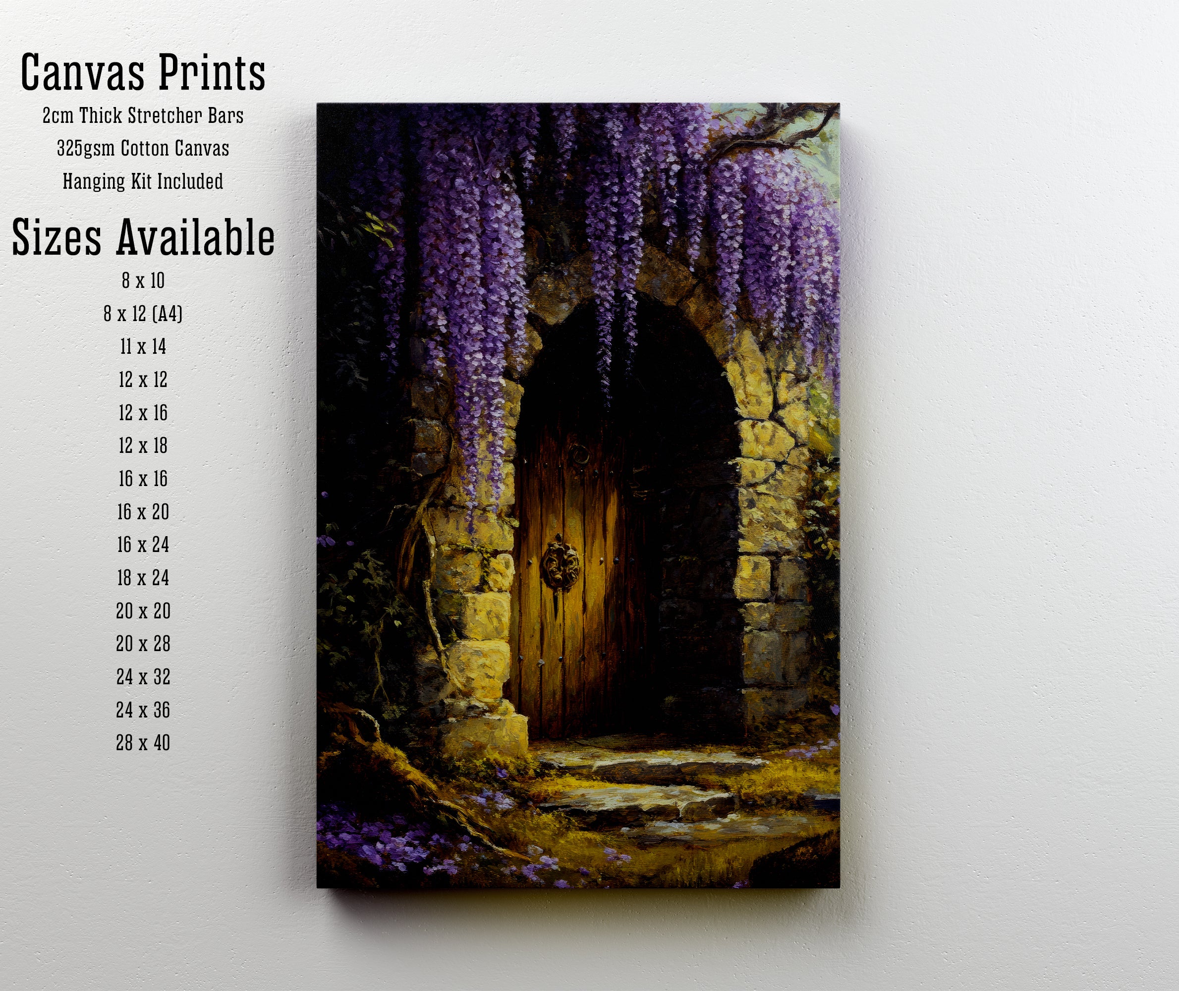 Enchanted Woodland Door Art Print