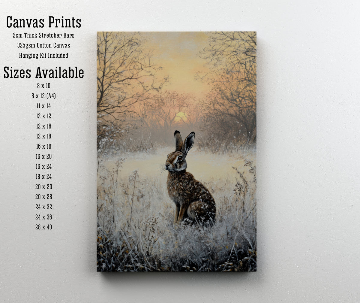 Woodland Hare Art Print